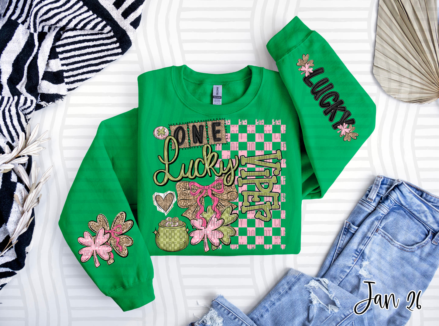 One Lucky MASCOT (SINGULAR) + OPTIONAL SLEEVES - Custom + DROPDOWN - 300 DPI digital download