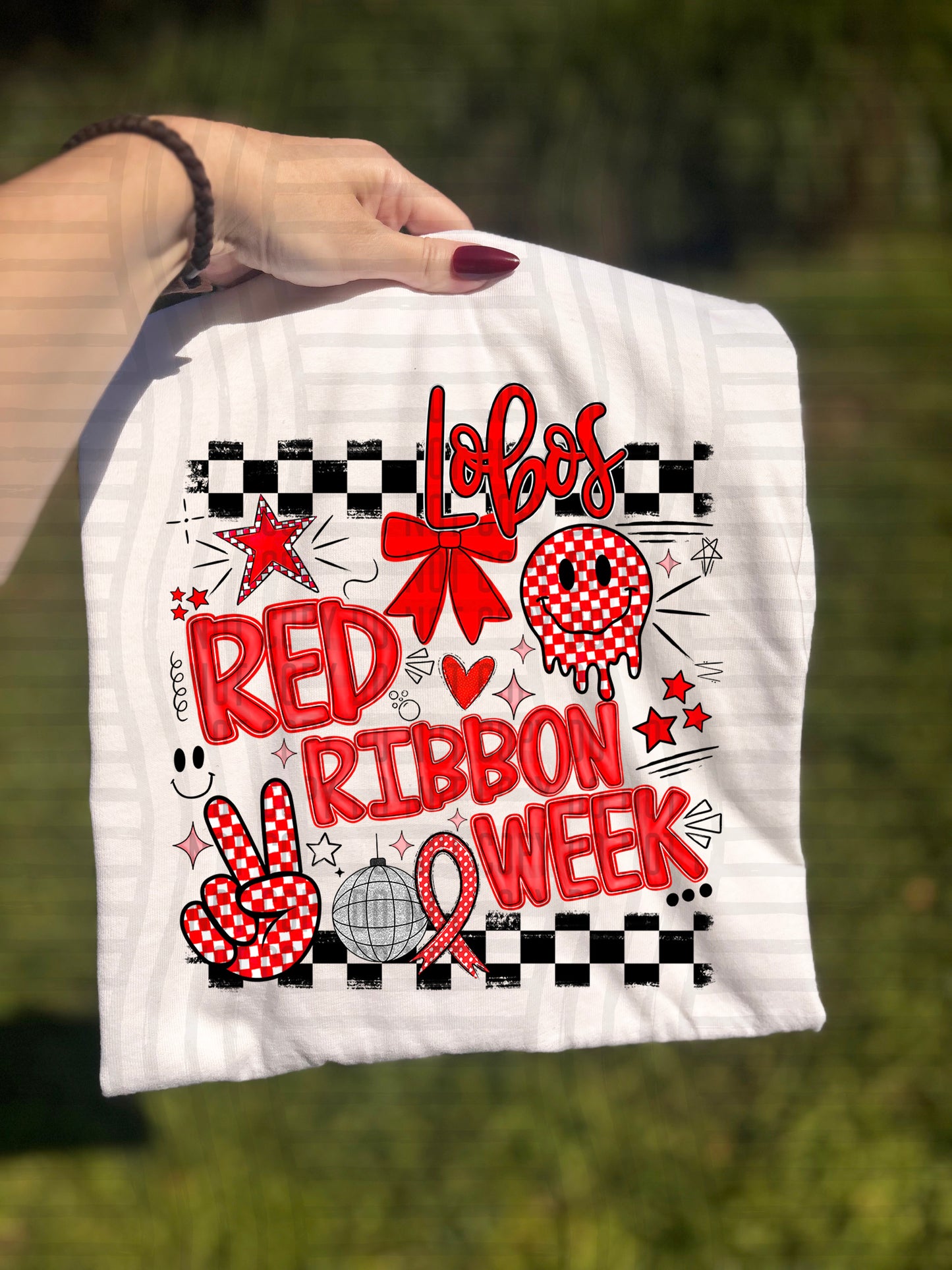 RED RIBBON WEEK - 300 dpi Digital Download