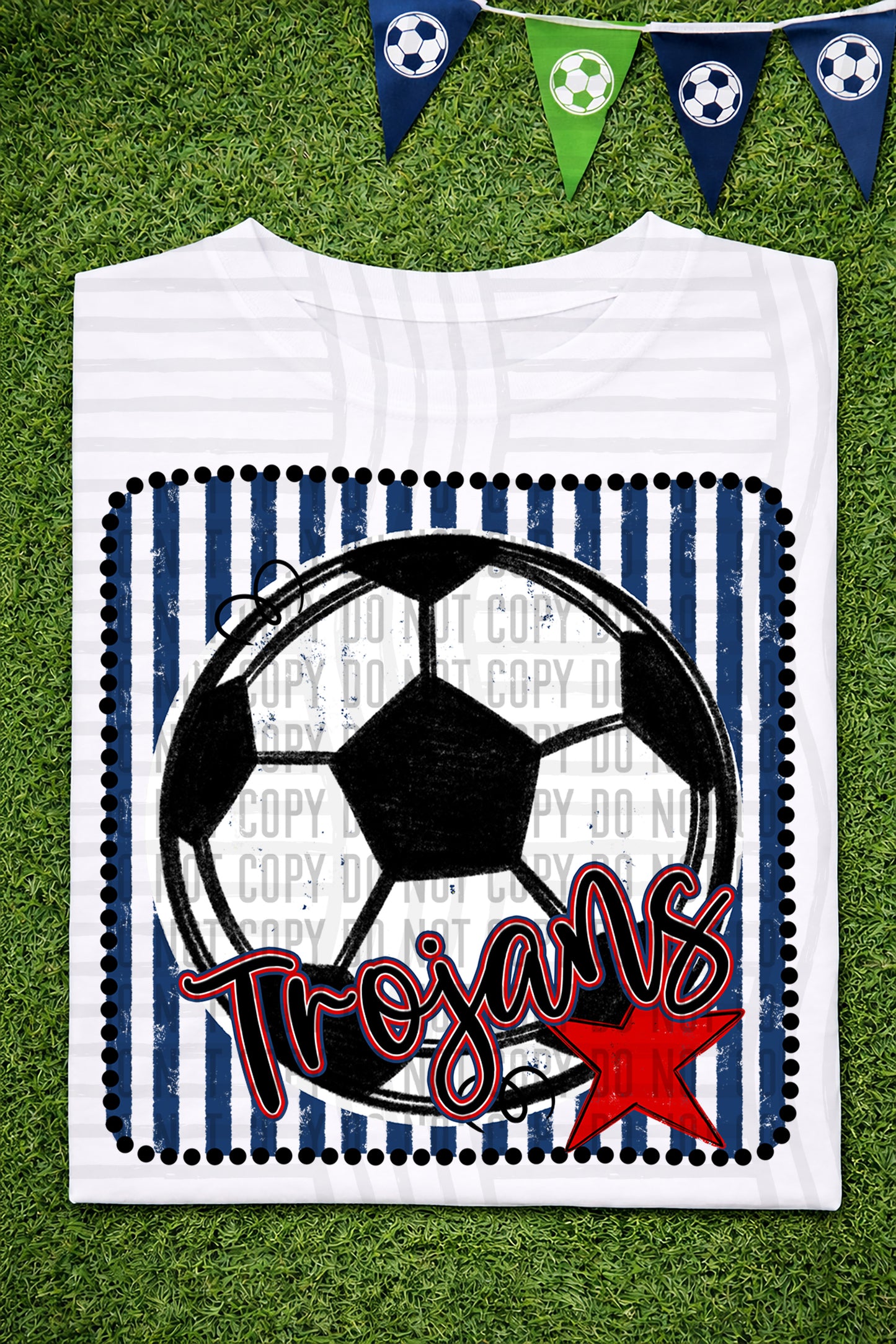 Soccer RWB Framed -  Custom + DROPDOWN - 300 DPI digital download