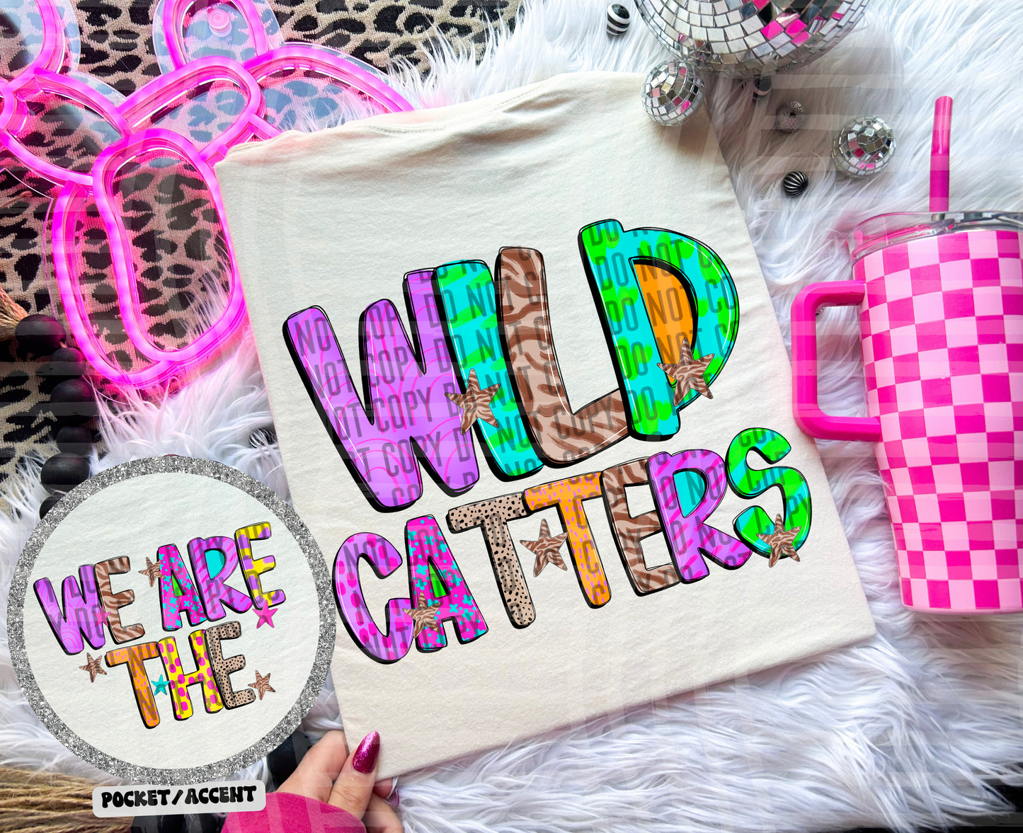 Funky Mix Up - Optional POCKET - Custom + Dropdown  - 300 dpi Digital Download