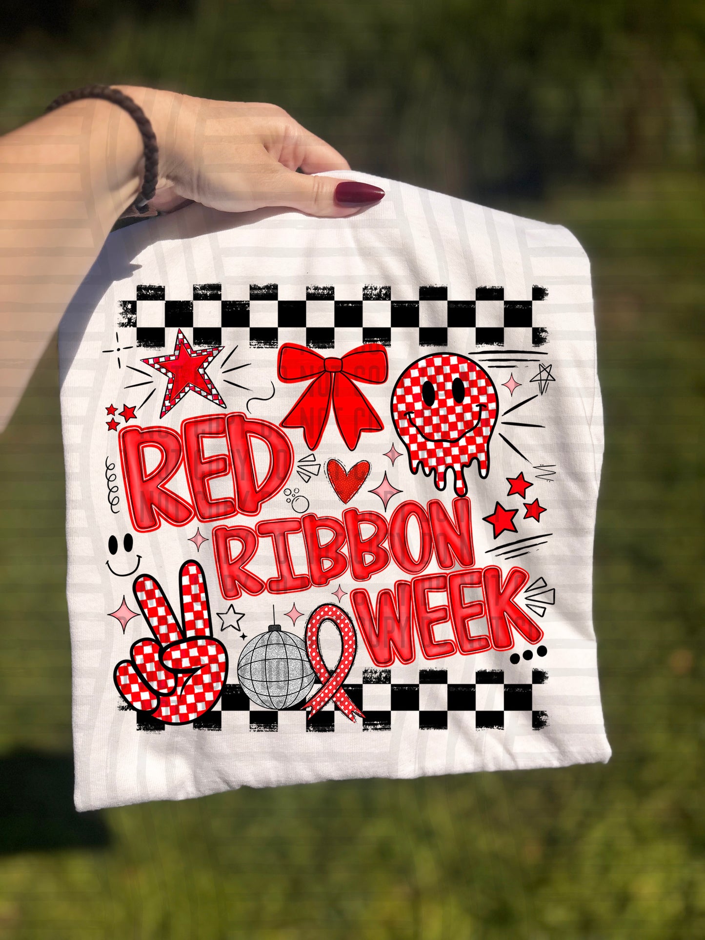 RED RIBBON WEEK - 300 dpi Digital Download