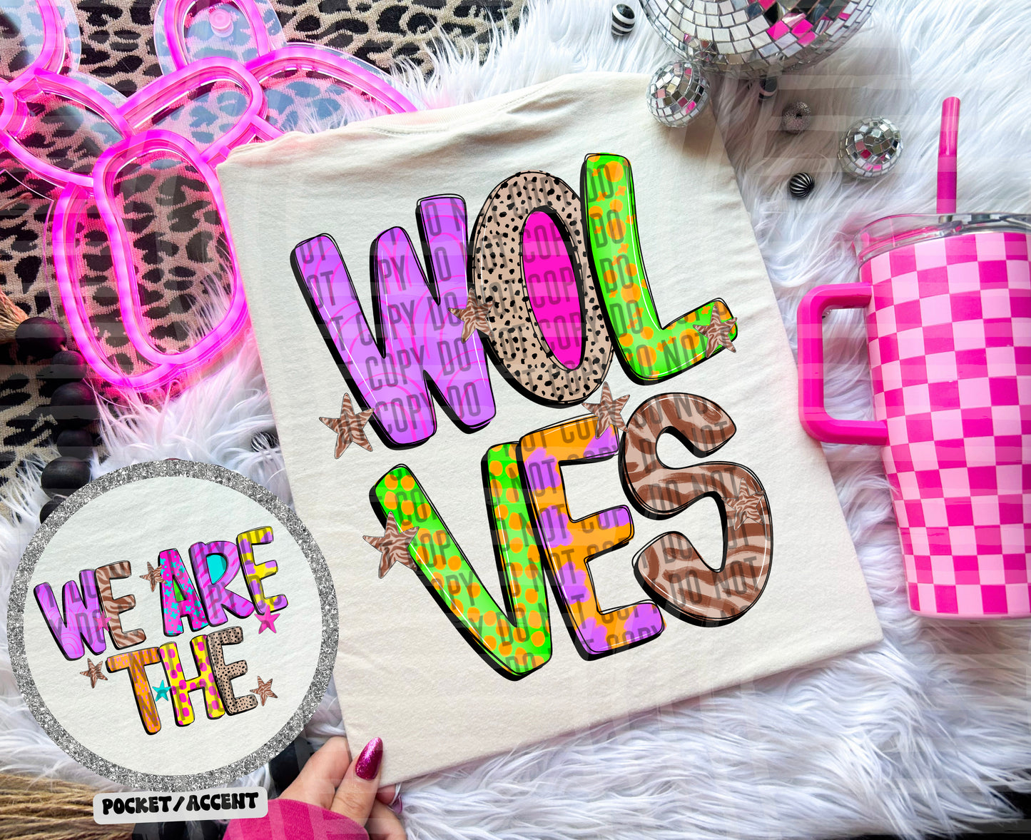 Funky Mix Up - Optional POCKET - Custom + Dropdown  - 300 dpi Digital Download