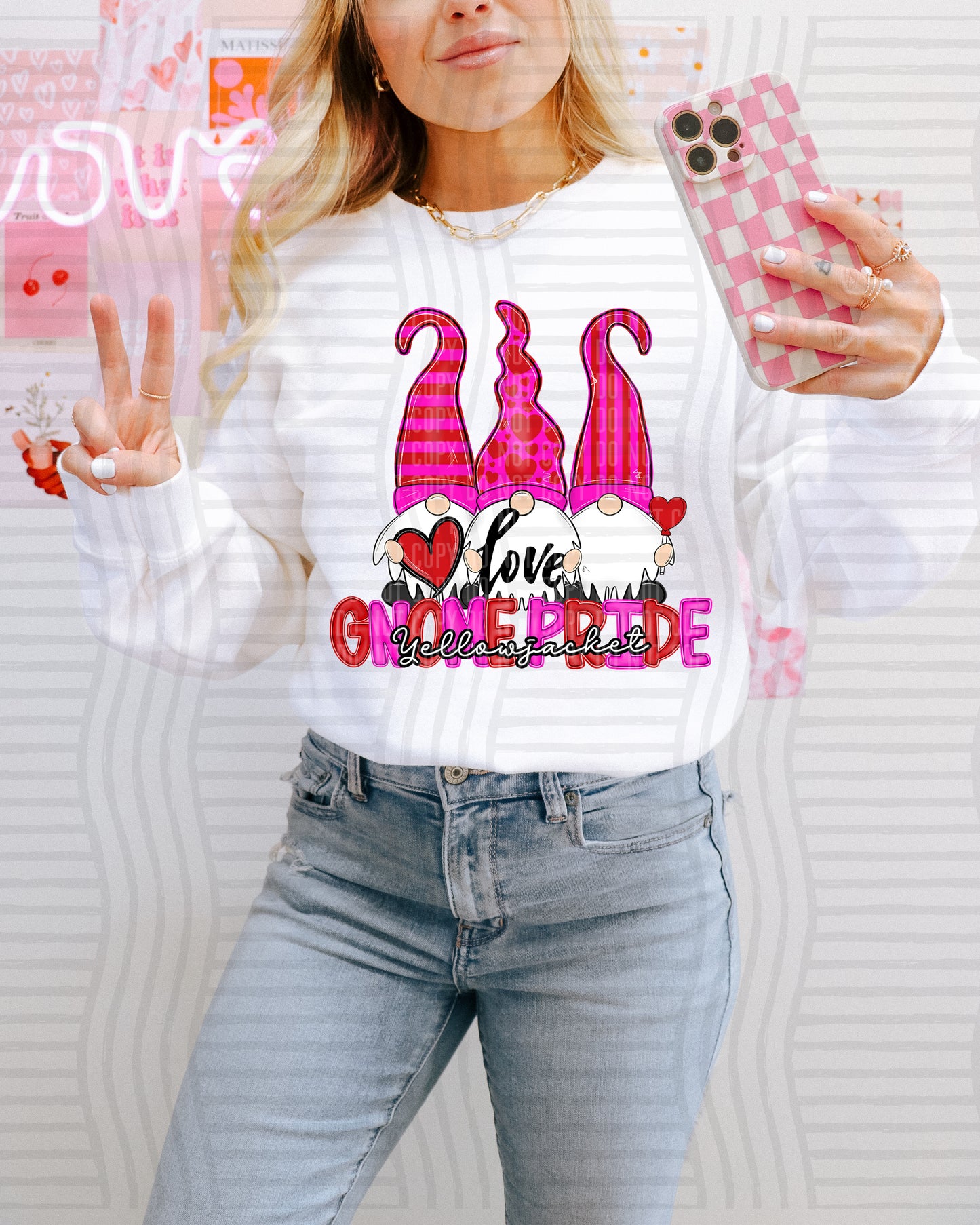 Gnome Pride (Singular) - Custom + Dropdown - 300 dpi Digital Download