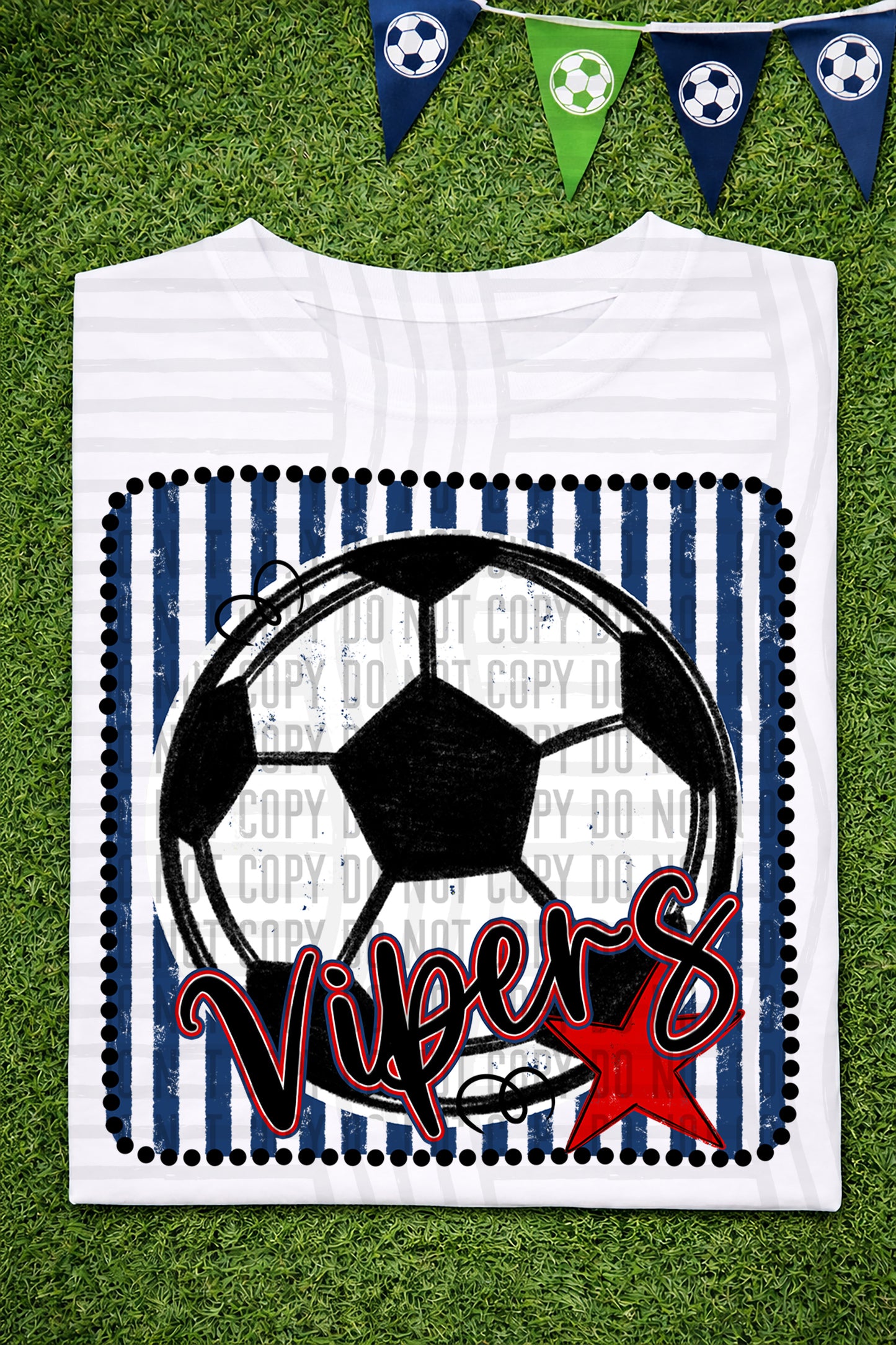 Soccer RWB Framed -  Custom + DROPDOWN - 300 DPI digital download