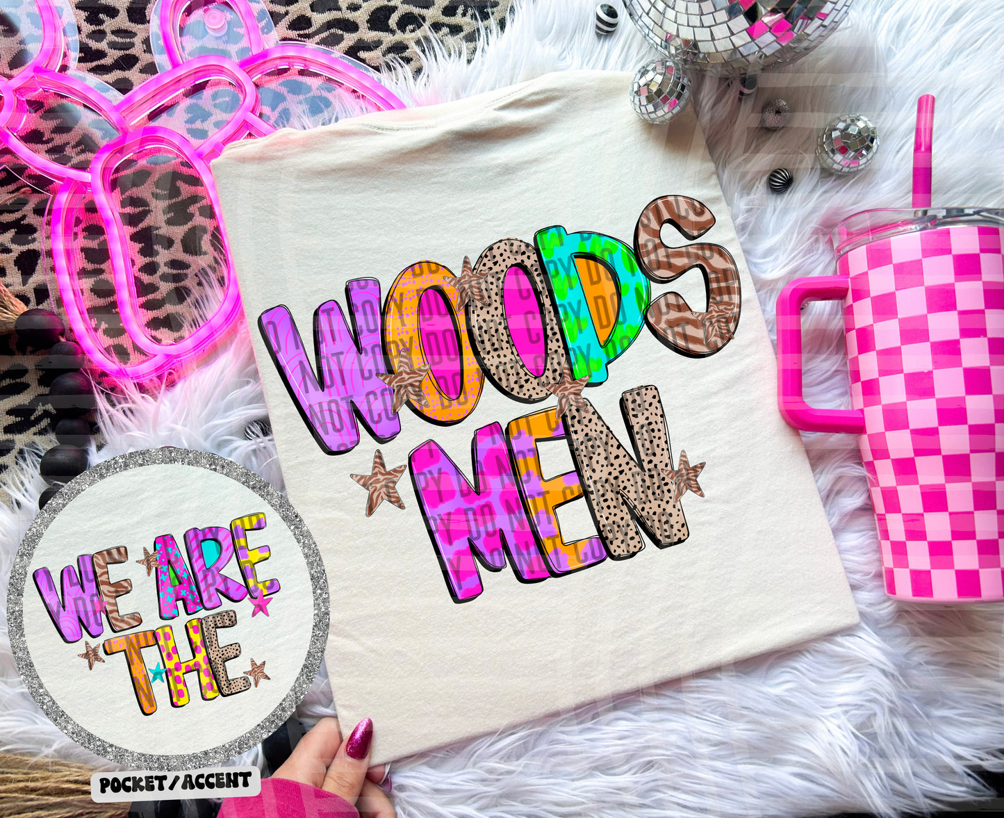 Funky Mix Up - Optional POCKET - Custom + Dropdown  - 300 dpi Digital Download