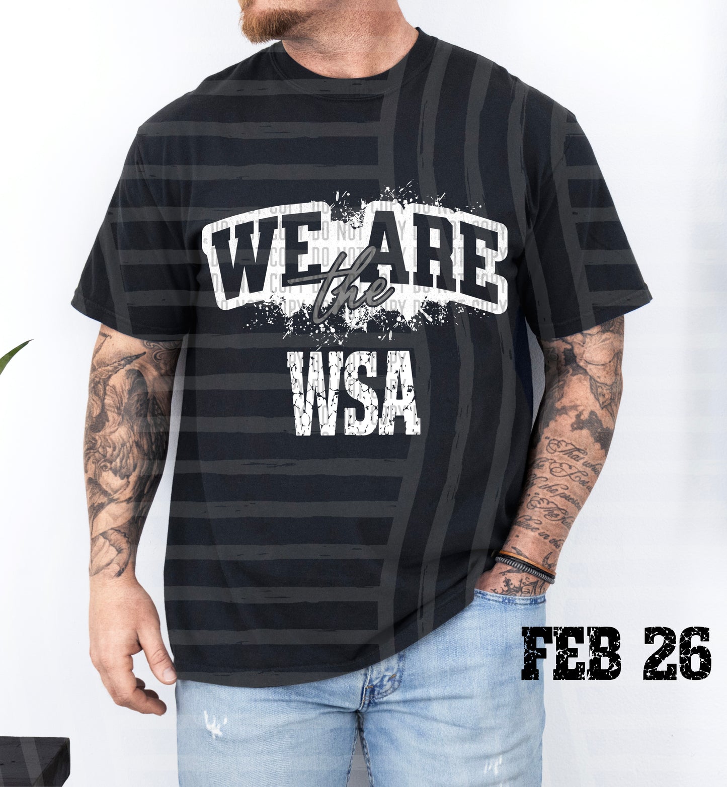 We are the (Ink splatter) - Custom - Dropdown menu - 300 DPI digital design