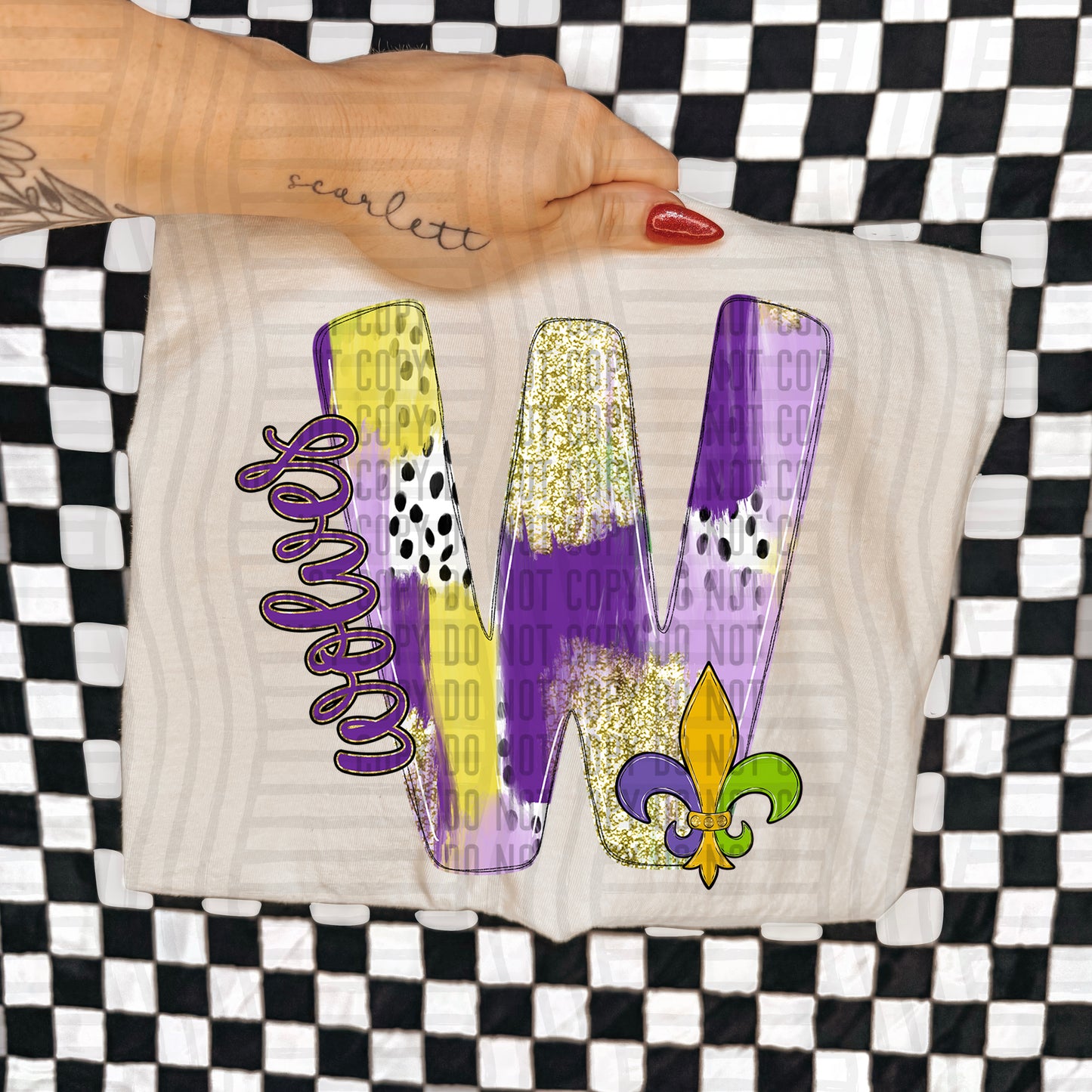 Mardi Mascots Custom + Dropdown  - 300 dpi Digital Download