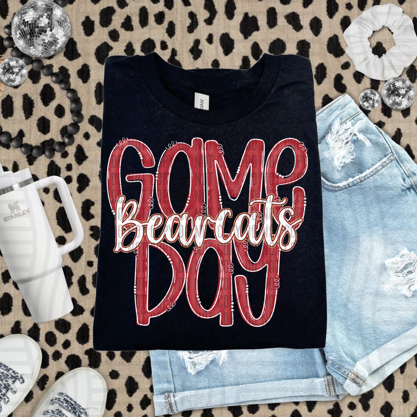 Crimson - GAME DAY Doodles - 300 dpi Digital Download