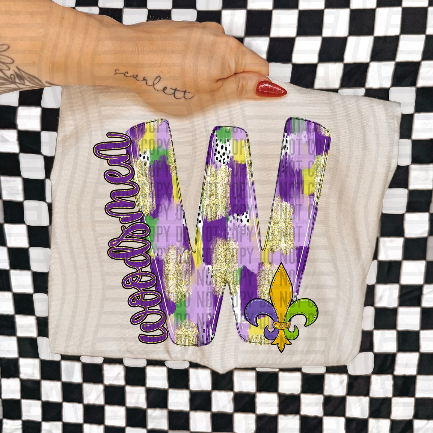 Mardi Mascots Custom + Dropdown  - 300 dpi Digital Download