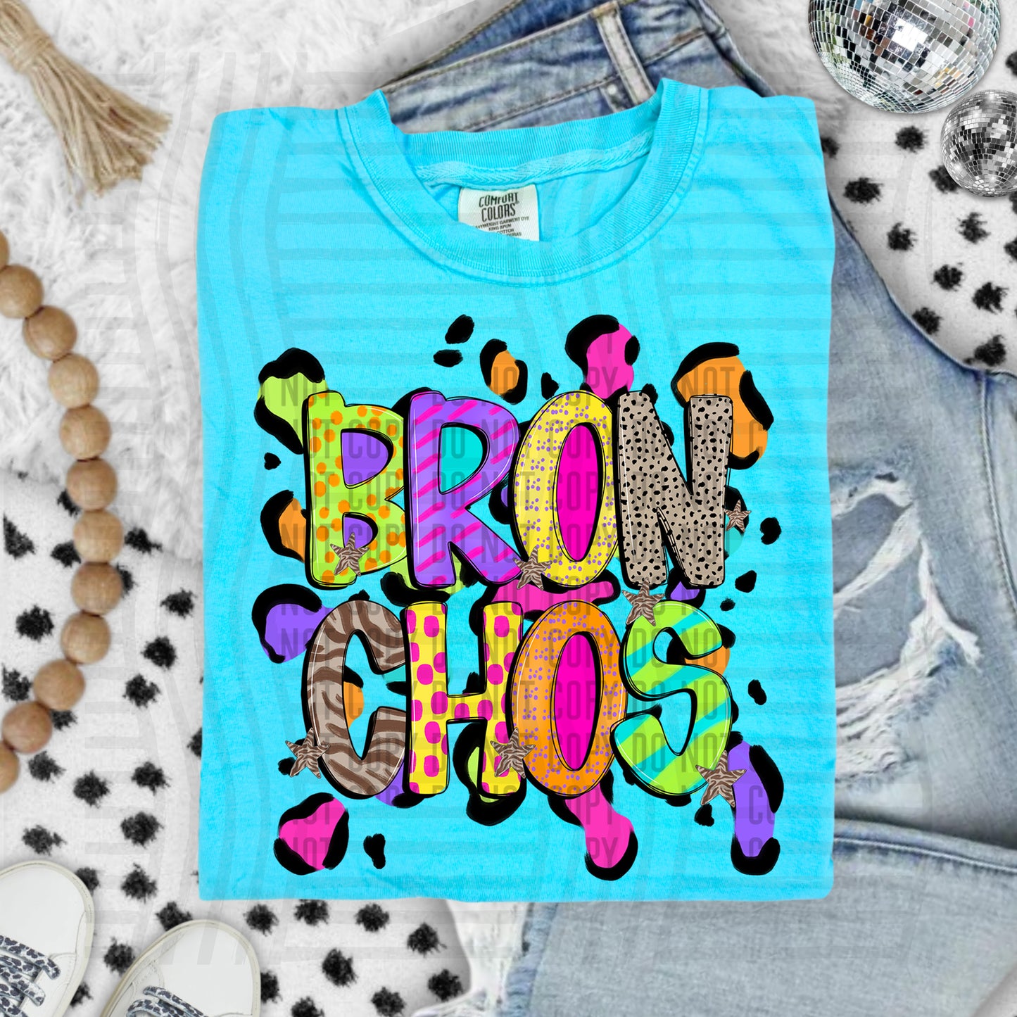 Funky Mix-Up Leopard Spot Mascots - Custom + Dropdown - 300 dpi Digital Download