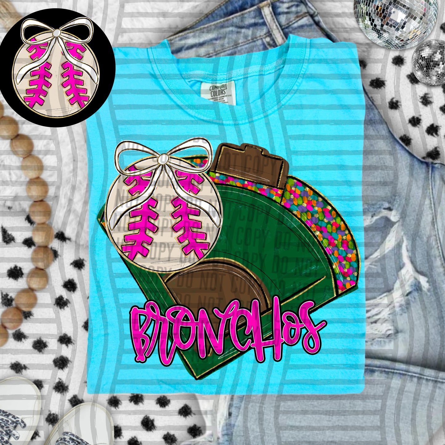 Preppy Baseball Field -optional pocket + Custom + Dropdown - 300 dpi Digital Download