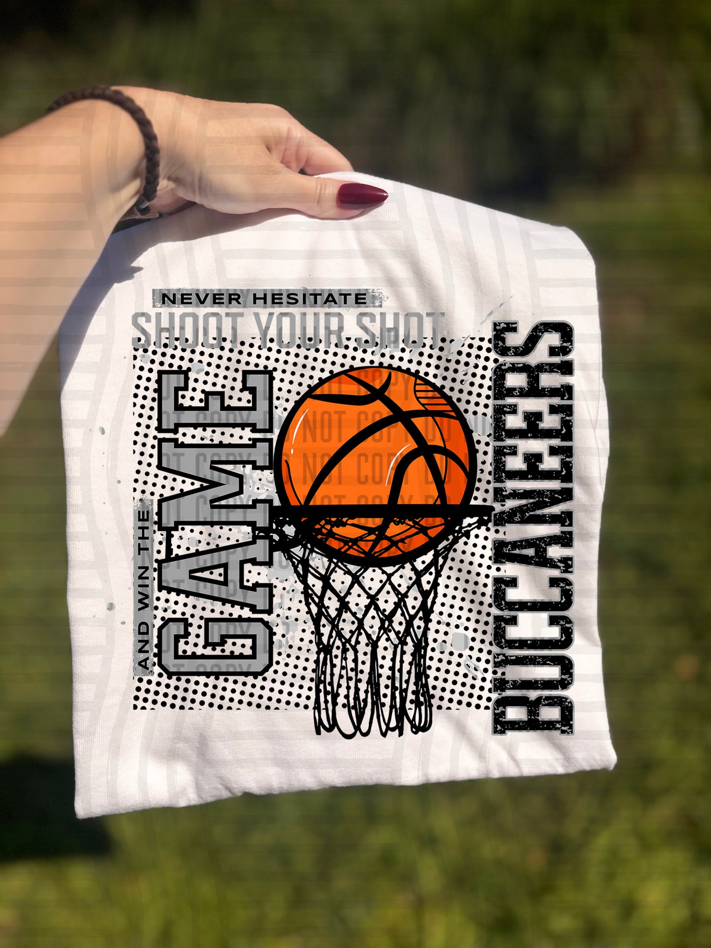 Basketball Never Hesitate - 300 dpi Digital Download