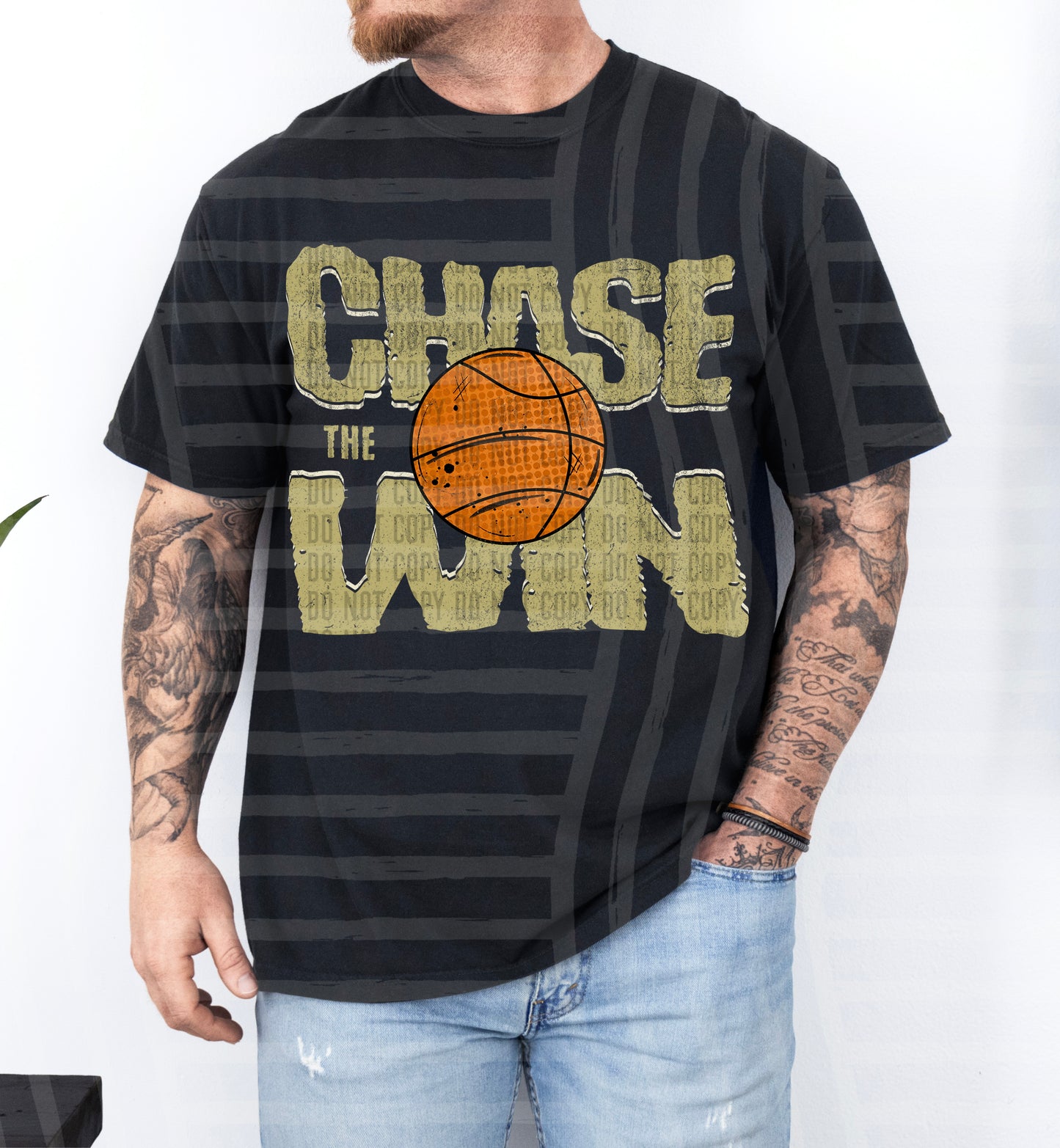 Chase the Win BASKETBALL - Color Dropdown Digital Download 300DPI PNG FILE