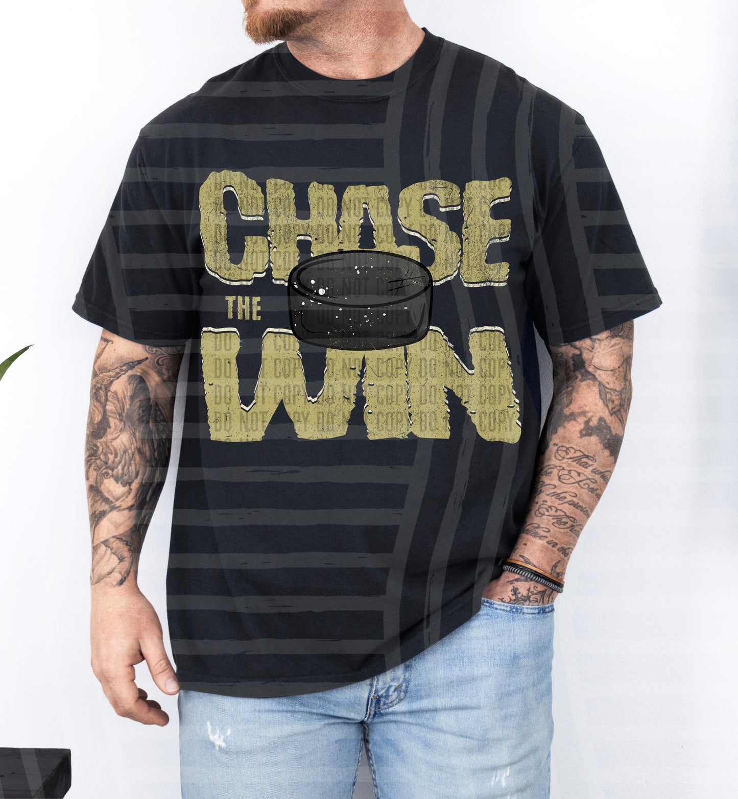 Chase the Win HOCKEY - Color Dropdown Digital Download 300DPI PNG FILE