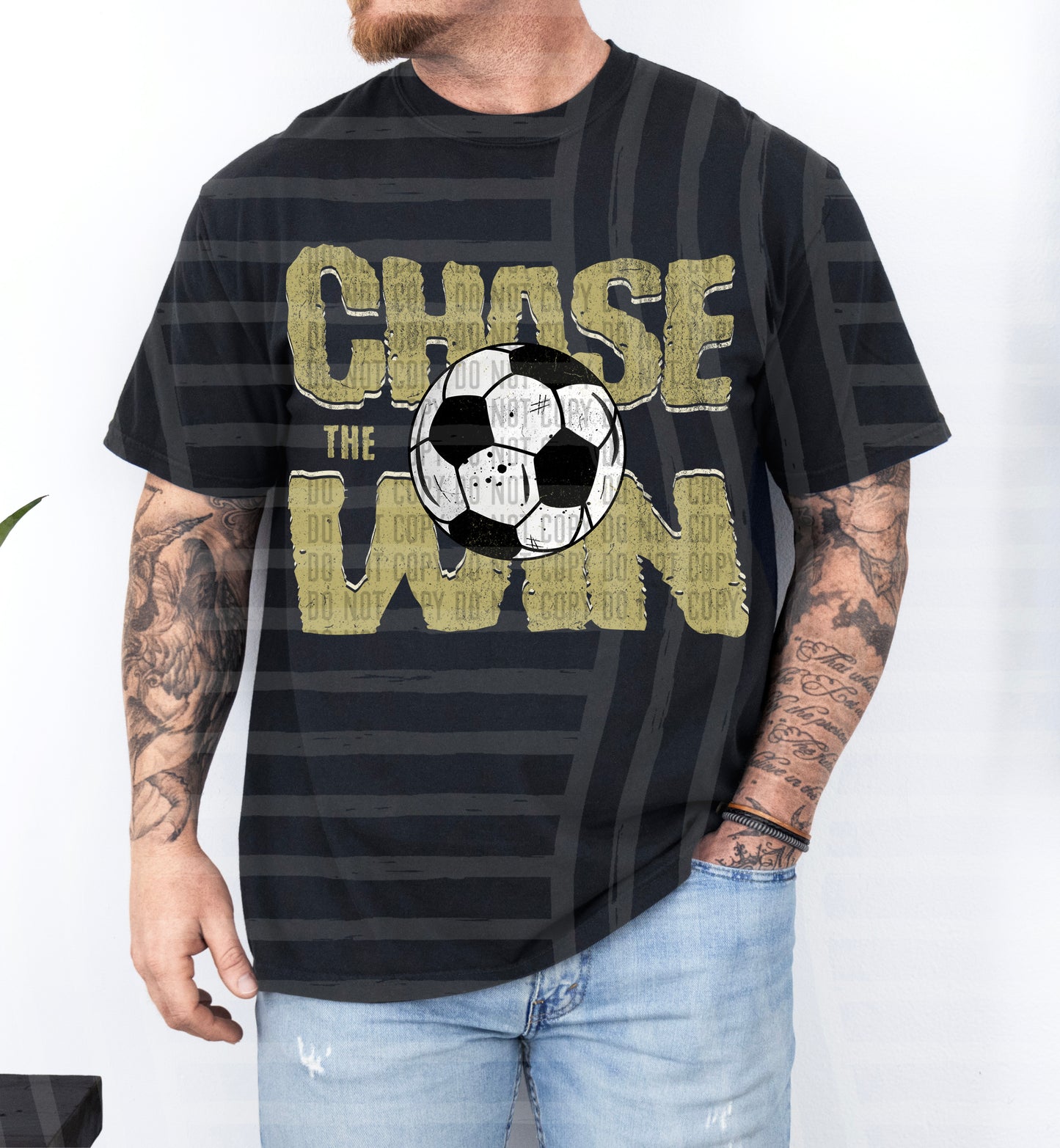 Chase the Win SOCCER - Color Dropdown Digital Download 300DPI PNG FILE