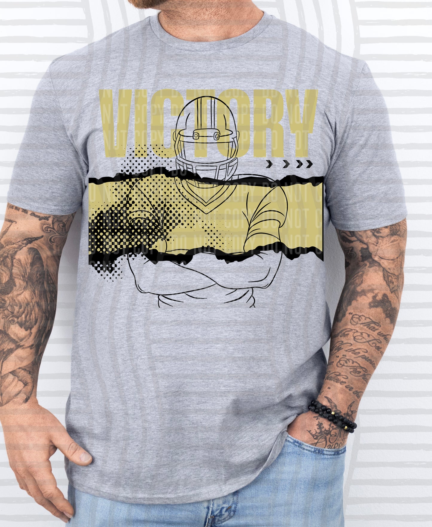 VICTORY Football - Color Dropdown Digital Download 300DPI PNG FILE