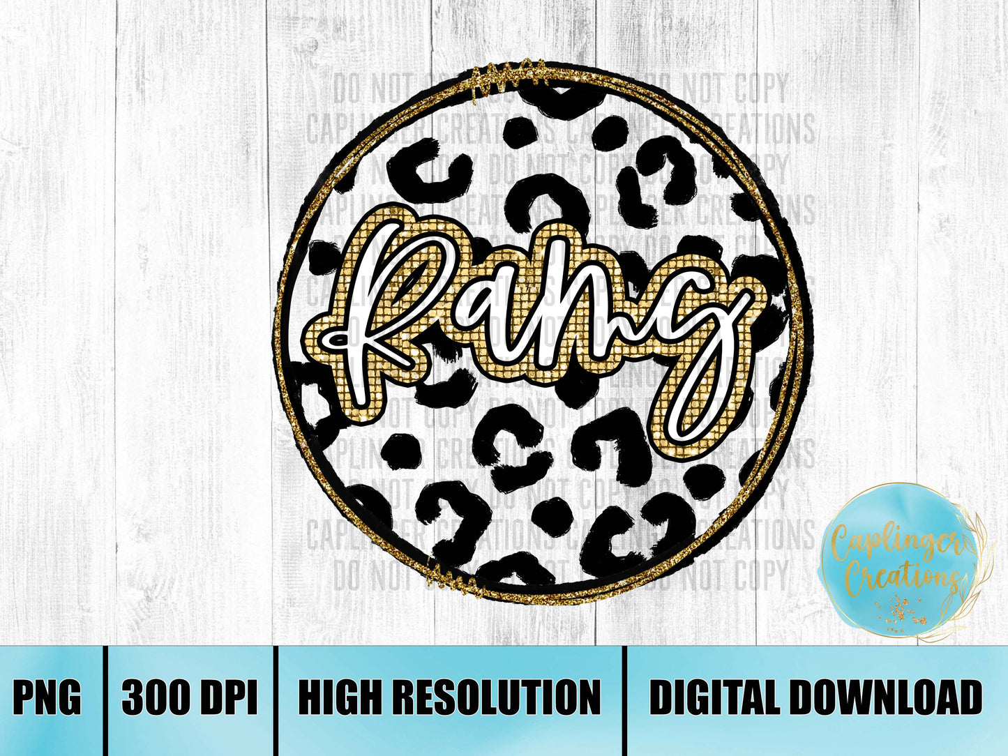 Rams Animal Print - Digital download 300DPI PNG FILE