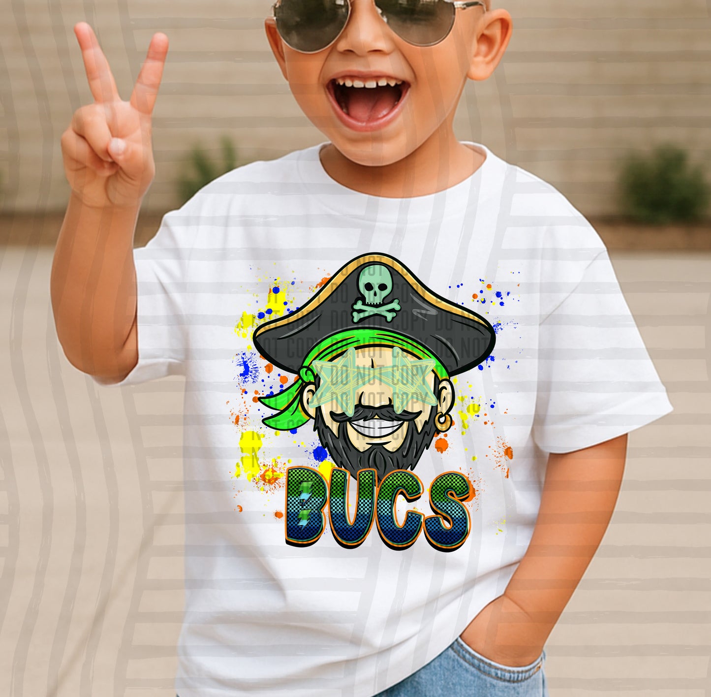 Paint Splatter STARRY EYED mascots blue/green/orange -  Digital Download 300DPI PNG FILE