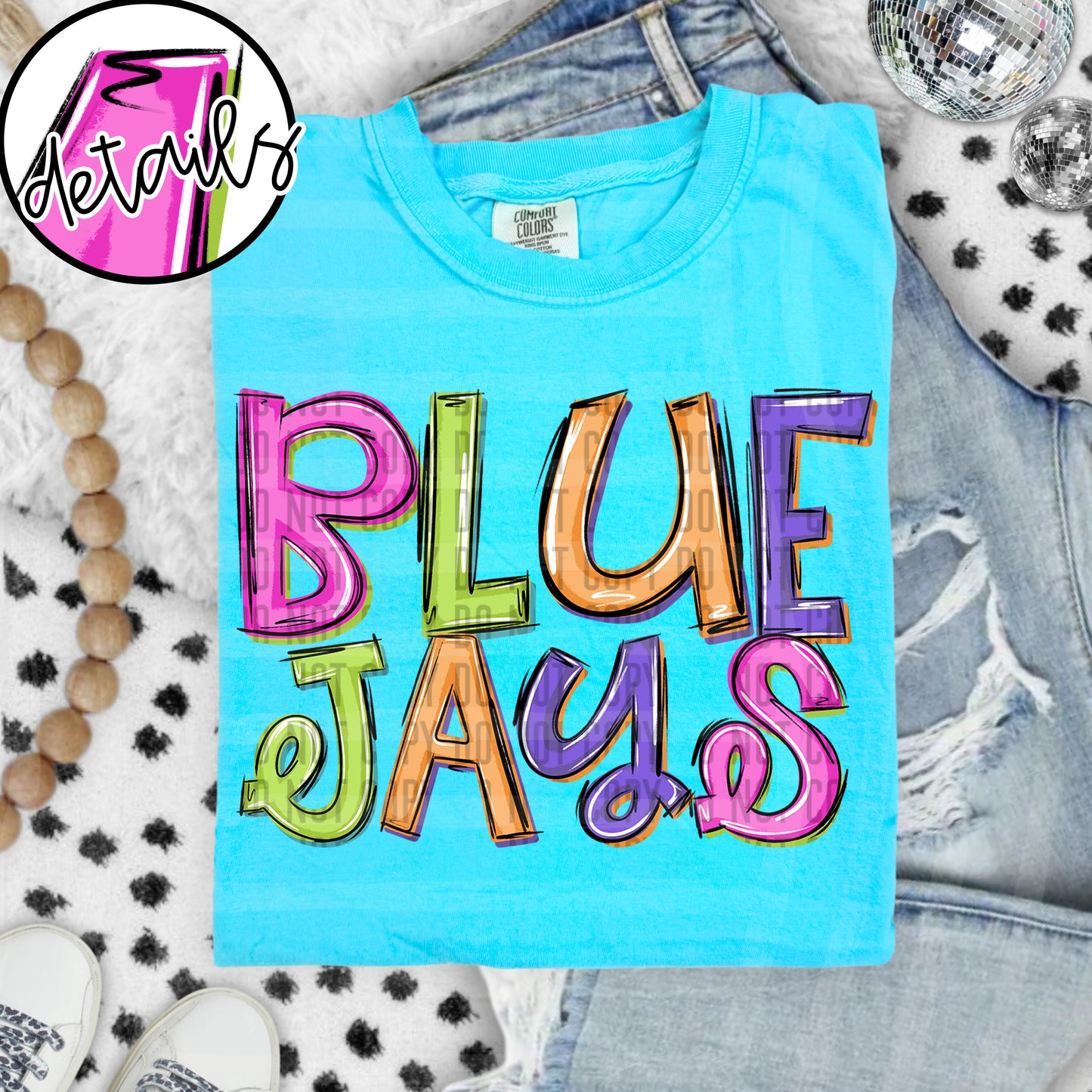 Neon Barbie Stacked - Custom + DROPDOWN - 300 DPI digital download
