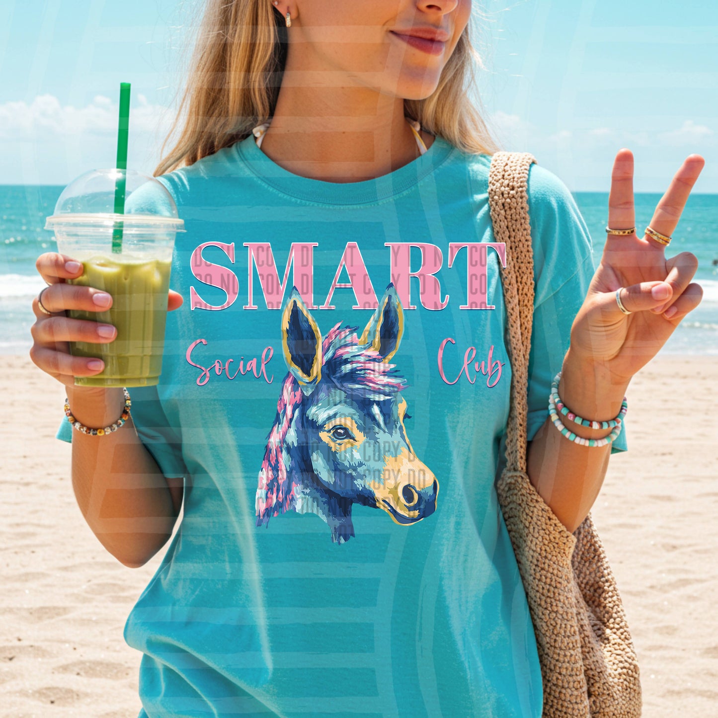 Smart (Donkey) -  Digital Download 300DPI PNG FILE