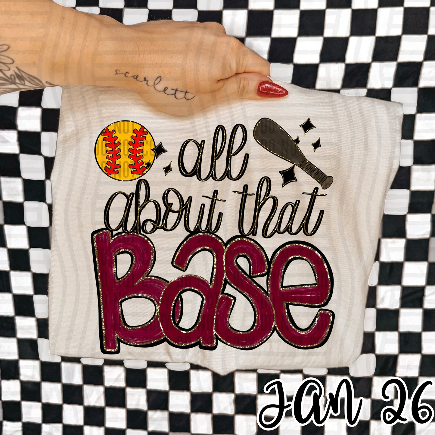 All about that Base- (SOFTBALL) Color Dropdown Digital Download 300DPI PNG FILE