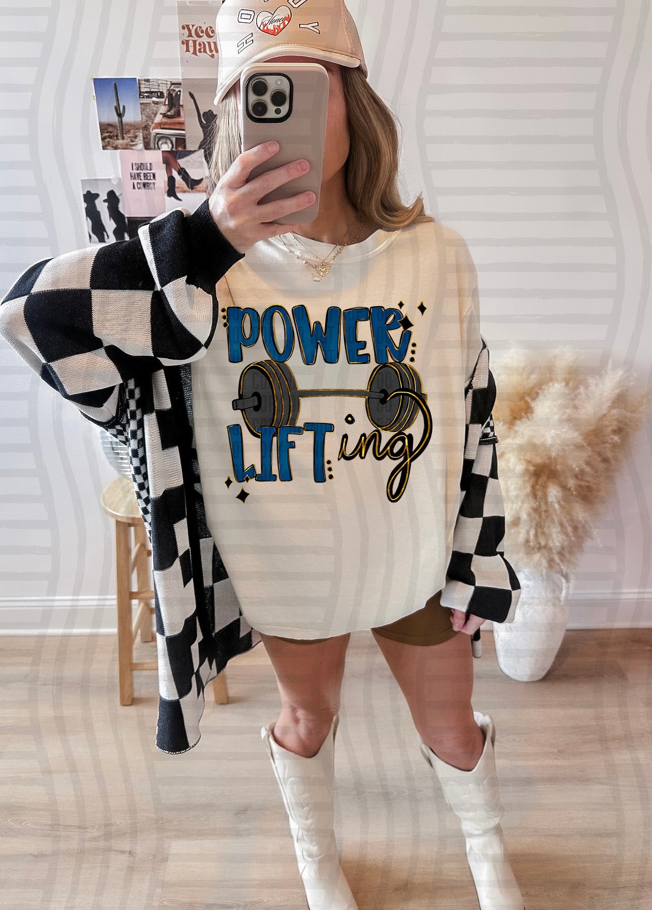 Power Lifting - Color Dropdown Digital Download 300DPI PNG FILE