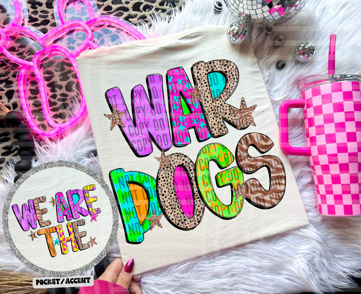 Funky Mix Up - Optional POCKET - Custom + Dropdown  - 300 dpi Digital Download