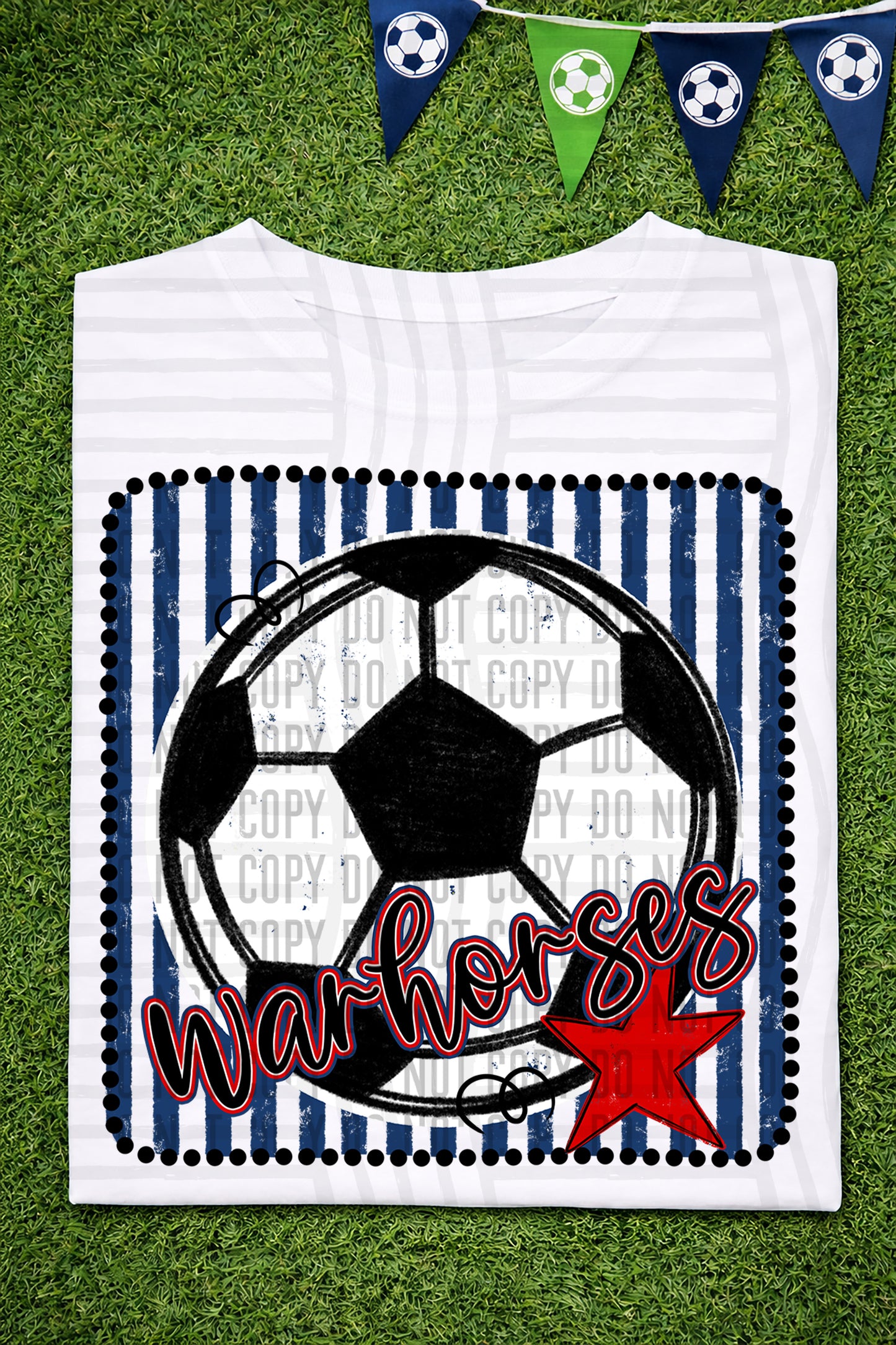 Soccer RWB Framed -  Custom + DROPDOWN - 300 DPI digital download