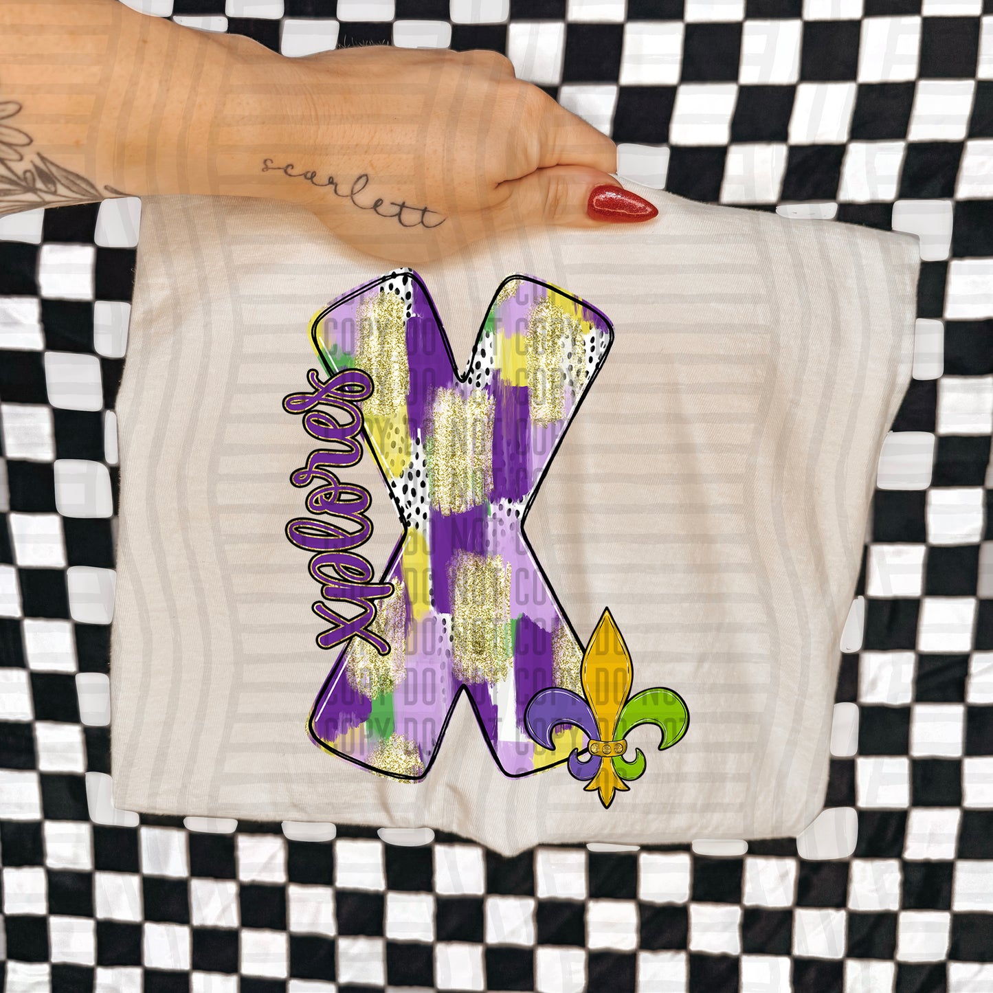 Mardi Mascots Custom + Dropdown  - 300 dpi Digital Download