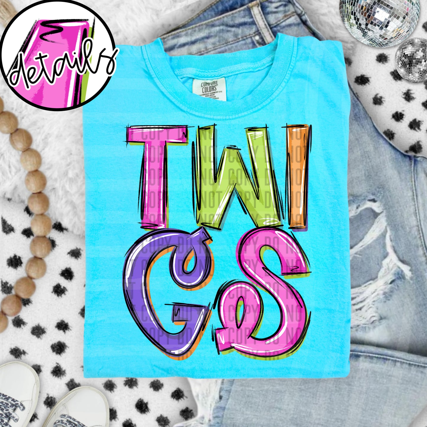 Neon Barbie Stacked - Custom + DROPDOWN - 300 DPI digital download