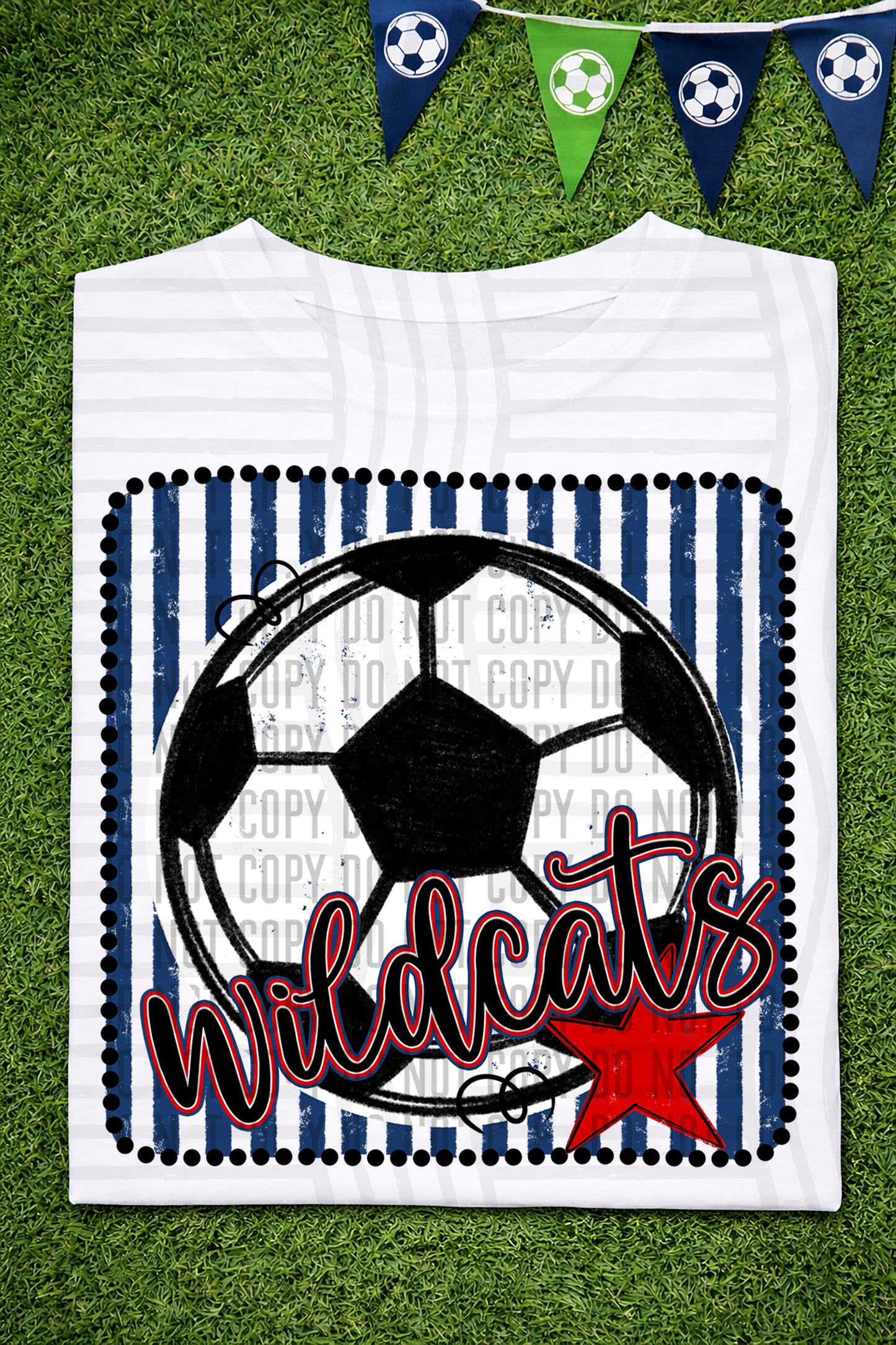 Soccer RWB Framed -  Custom + DROPDOWN - 300 DPI digital download