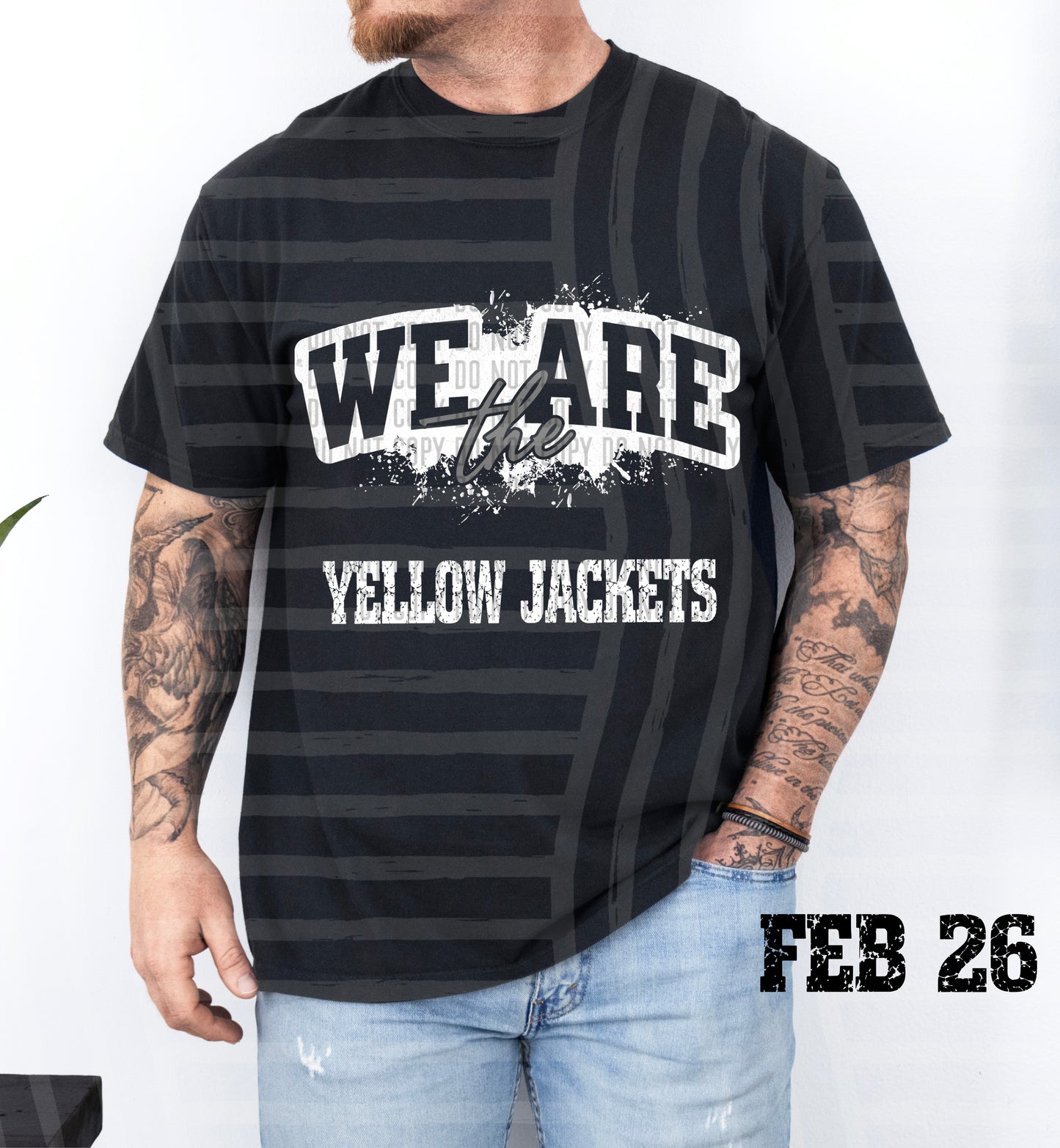 We are the (Ink splatter) - Custom - Dropdown menu - 300 DPI digital design