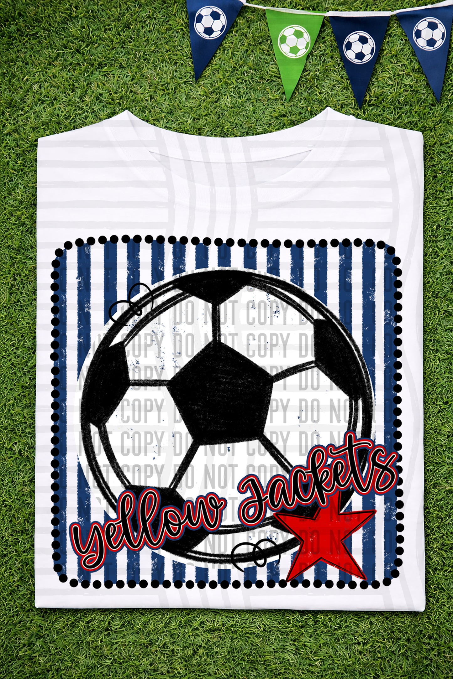 Soccer RWB Framed -  Custom + DROPDOWN - 300 DPI digital download