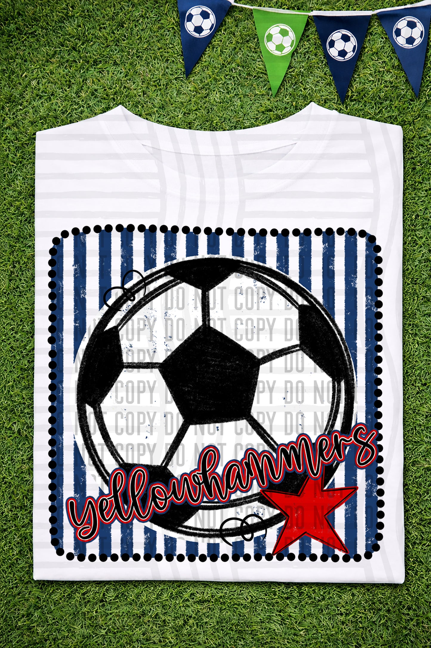 Soccer RWB Framed -  Custom + DROPDOWN - 300 DPI digital download