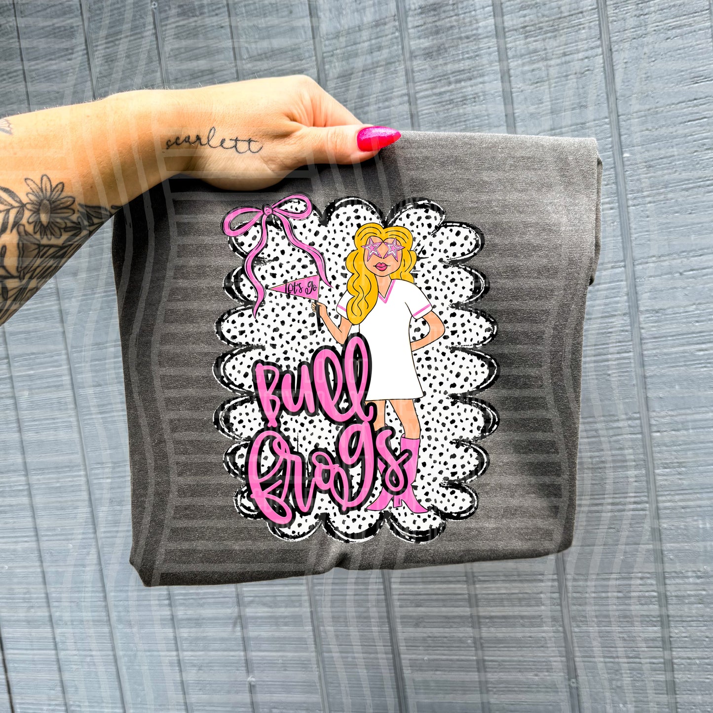 Pink Preppy Gals BLONDE + CUSTOM - Dropdown - Digital Download 300DPI PNG FILE
