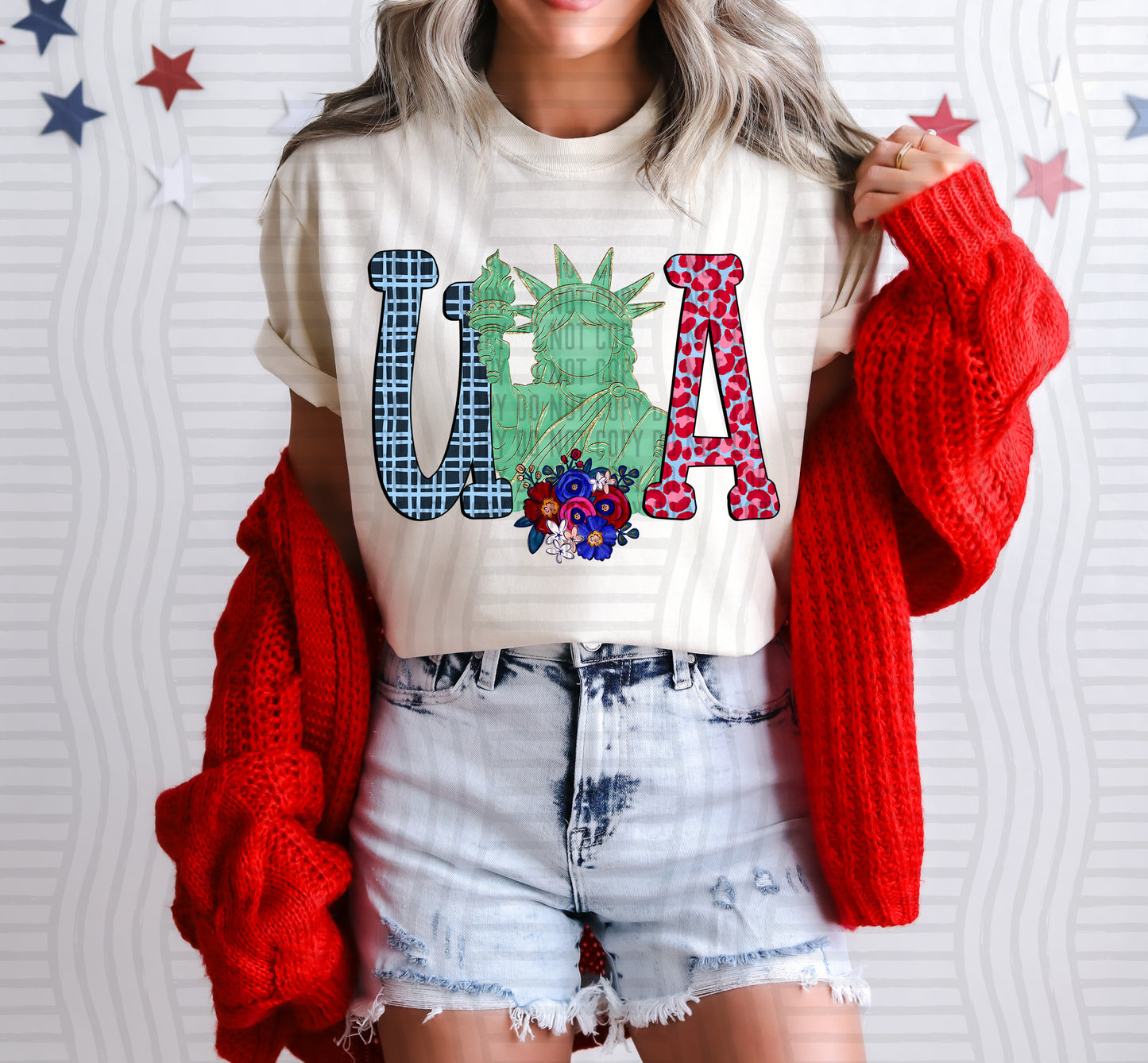 America The Beautiful DROP - Choose DESIGN - Digital Download 300DPI PNG FILE