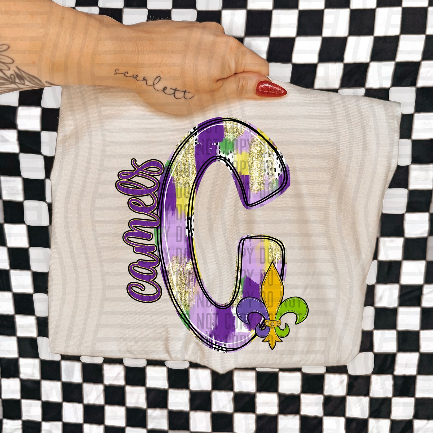 Mardi Mascots Custom + Dropdown  - 300 dpi Digital Download