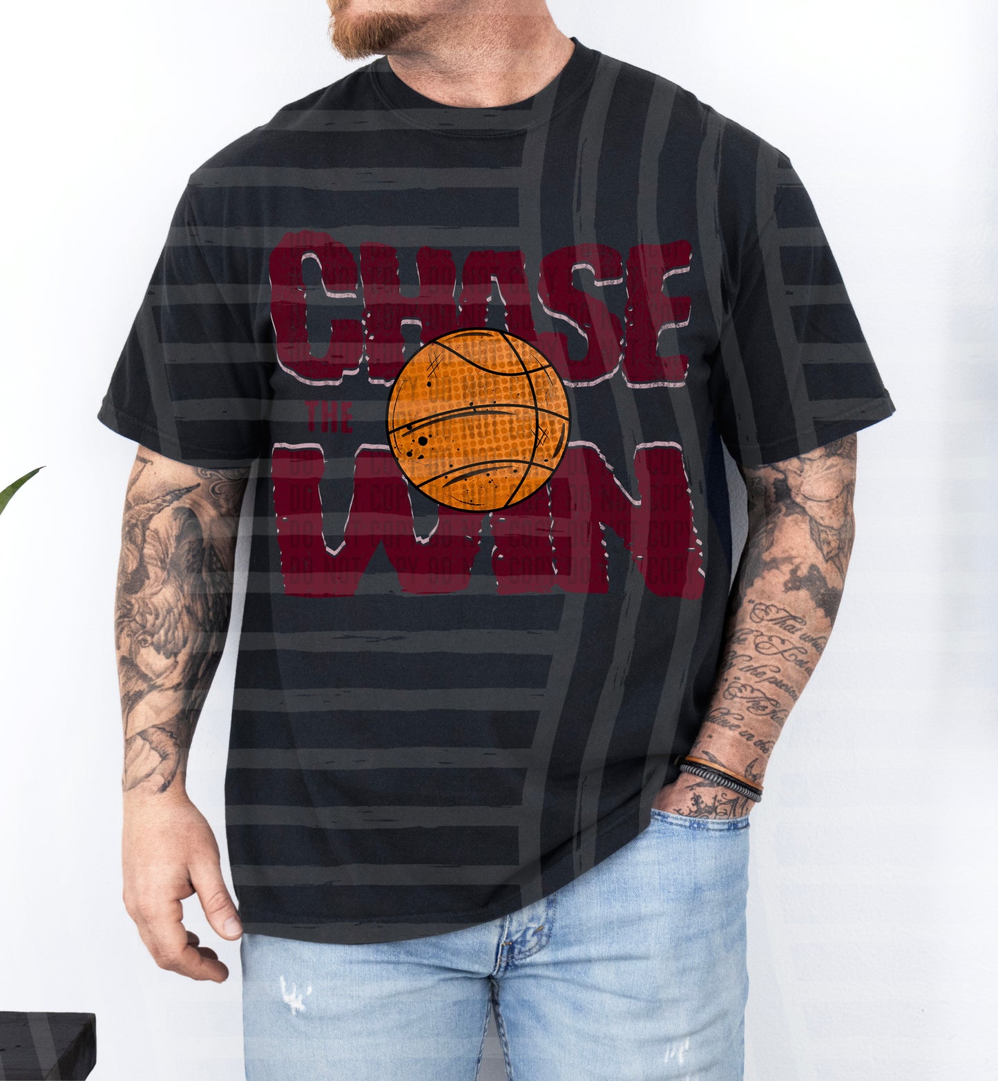 Chase the Win BASKETBALL - Color Dropdown Digital Download 300DPI PNG FILE