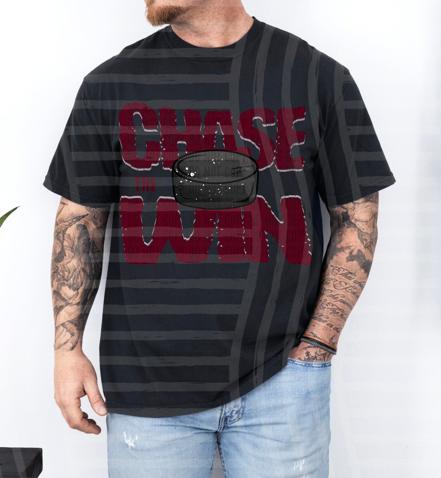 Chase the Win HOCKEY - Color Dropdown Digital Download 300DPI PNG FILE