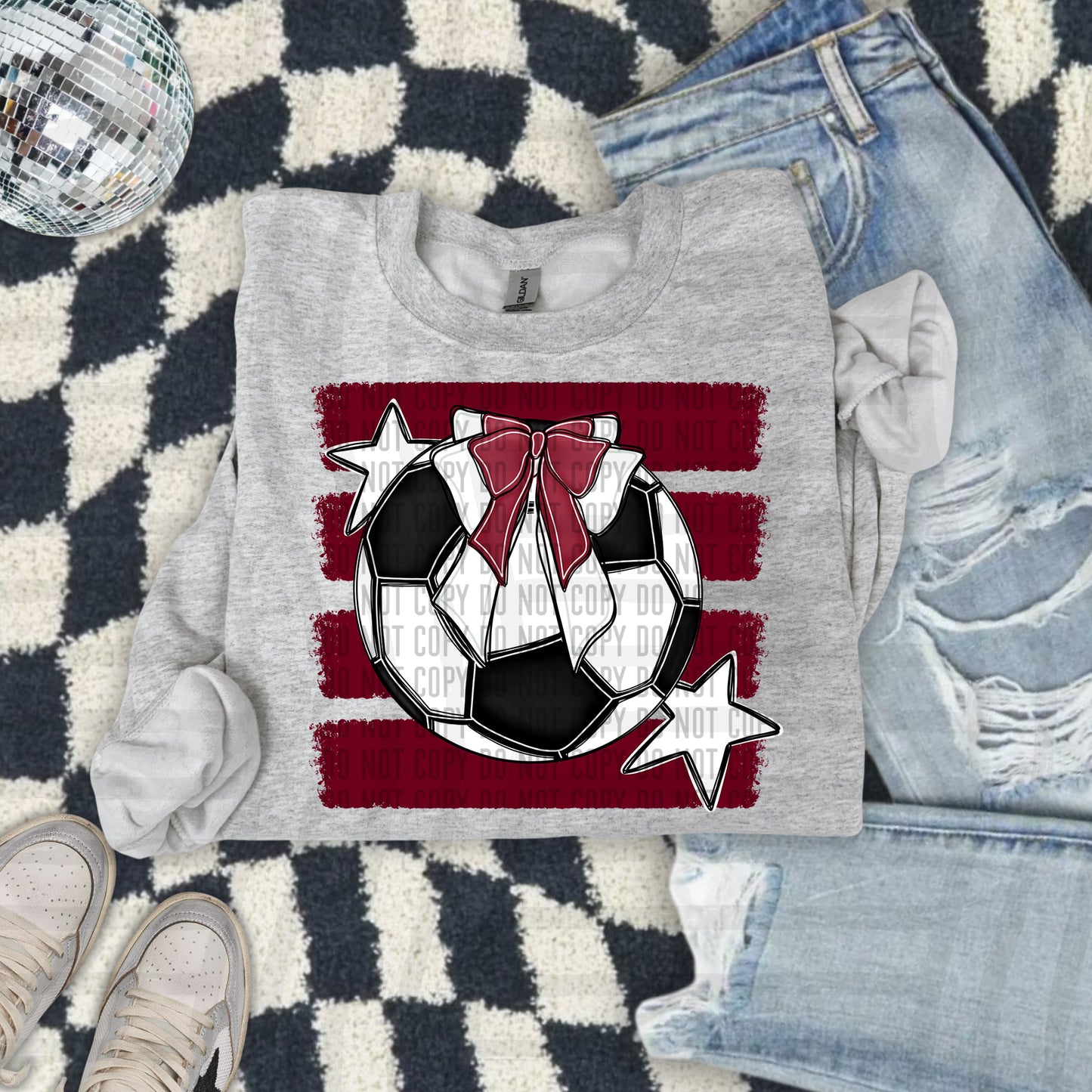 SOCCER BOW CC 2608-0011 - Color Dropdown Digital Download 300DPI PNG FILE