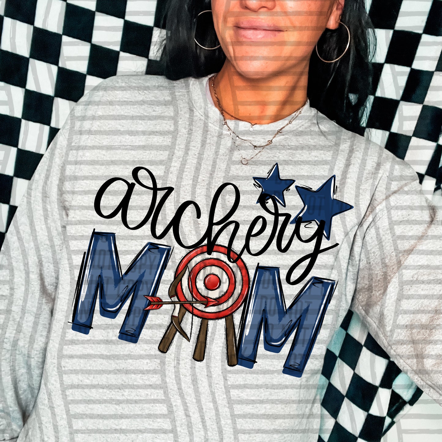 Archery Mom - Color Dropdown Digital Download 300DPI PNG FILE
