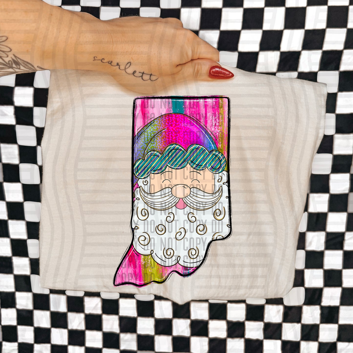 PICK A STATE - SANTA STATES - Digital download 300DPI PNG FILE