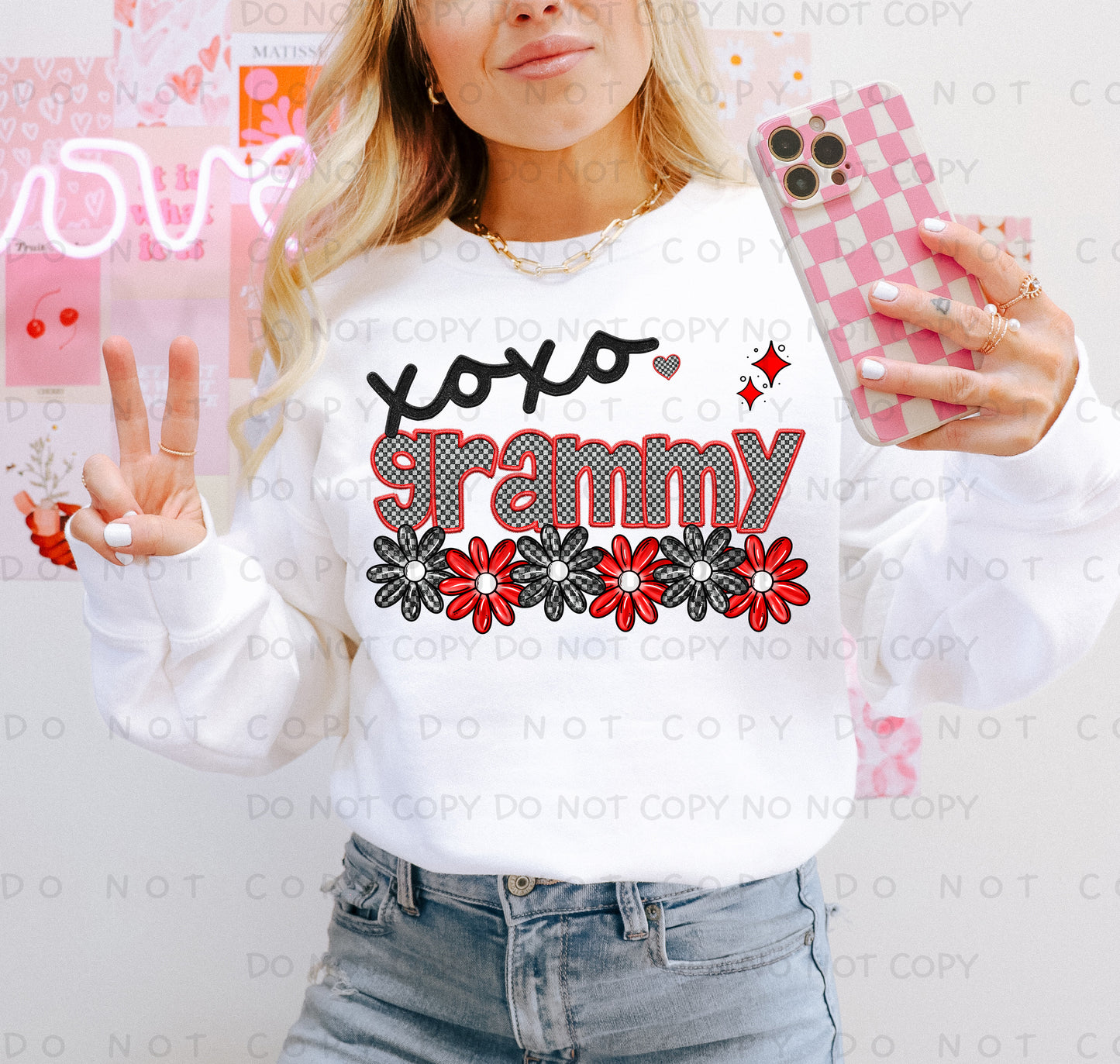 XOXO - PICK A NAME DROPDOWN + CUSTOM - Digital Download 300DPI PNG FILE