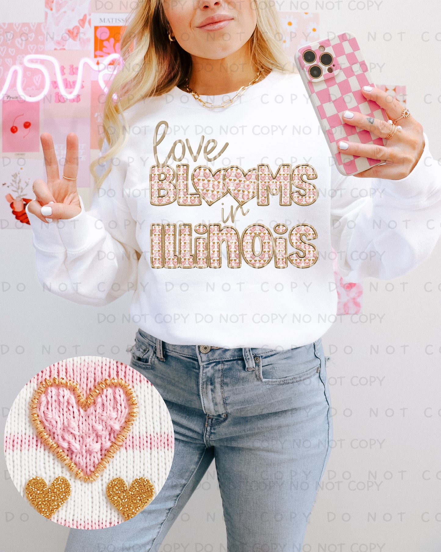 Love Blooms In STATES - PICK A STATE- Digital download 300DPI PNG FILE