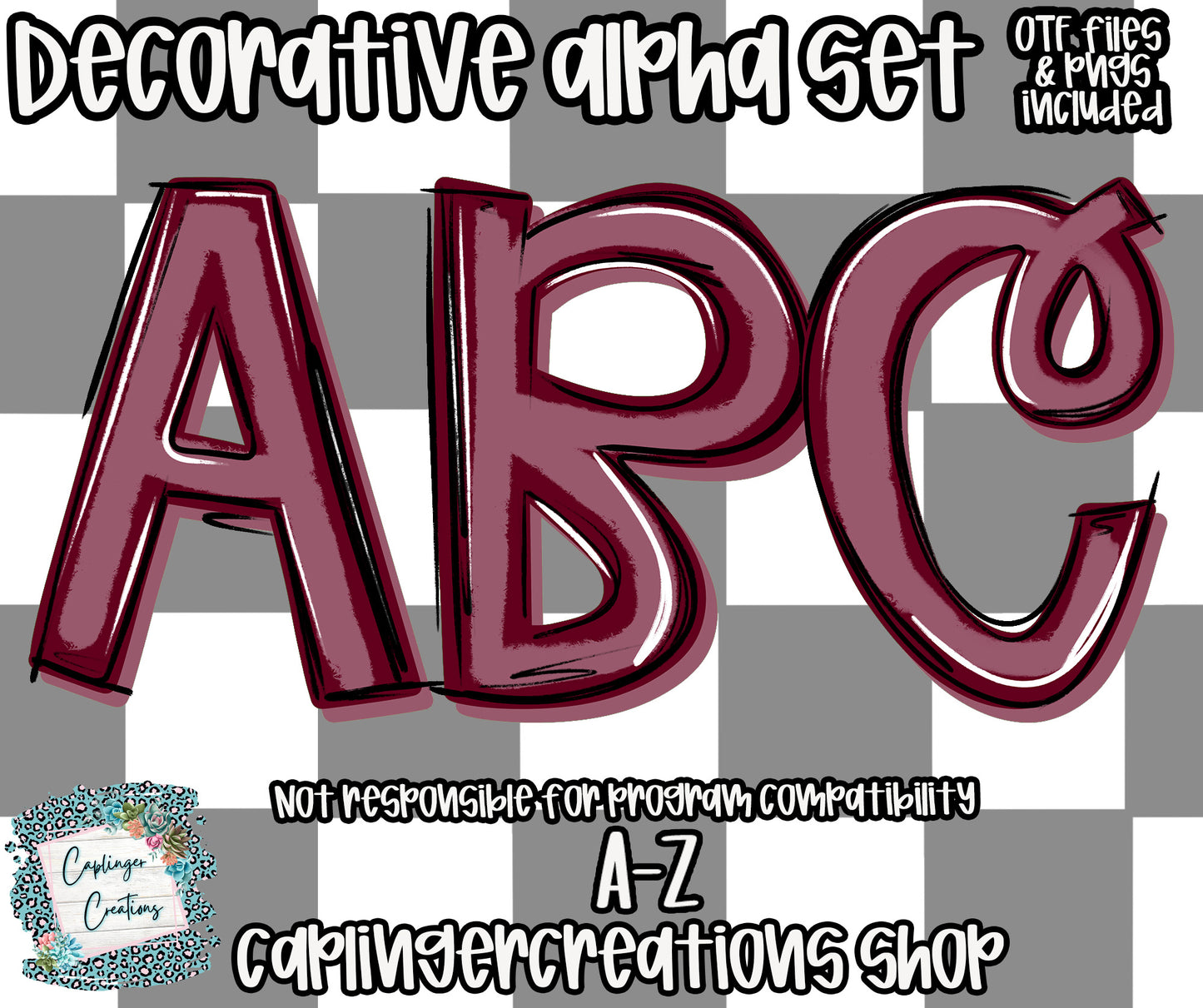 FRIDAY NIGHT LIGHTS 2.0 COLLAB  - Caplinger Creations and Chelsey Nicole Designs - Digital download 300DPI PNG FILE