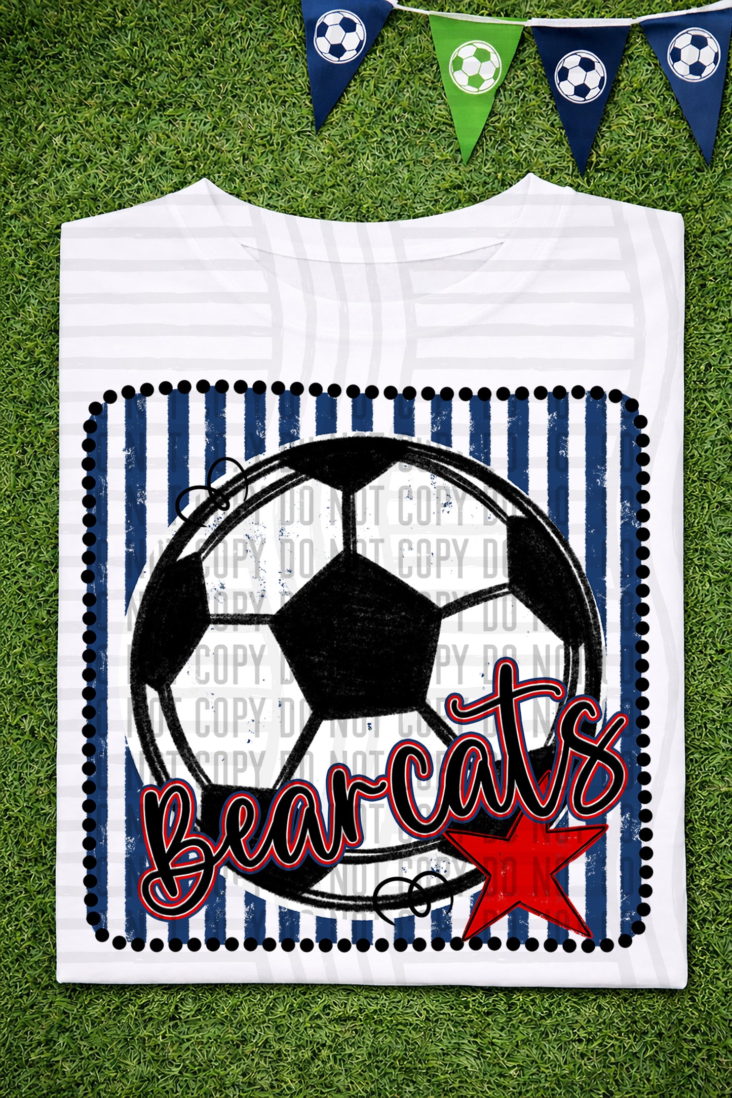 Soccer RWB Framed -  Custom + DROPDOWN - 300 DPI digital download