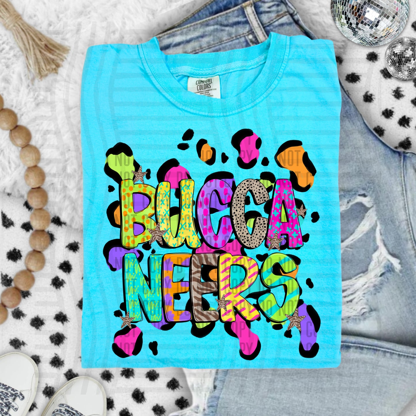 Funky Mix-Up Leopard Spot Mascots - Custom + Dropdown - 300 dpi Digital Download