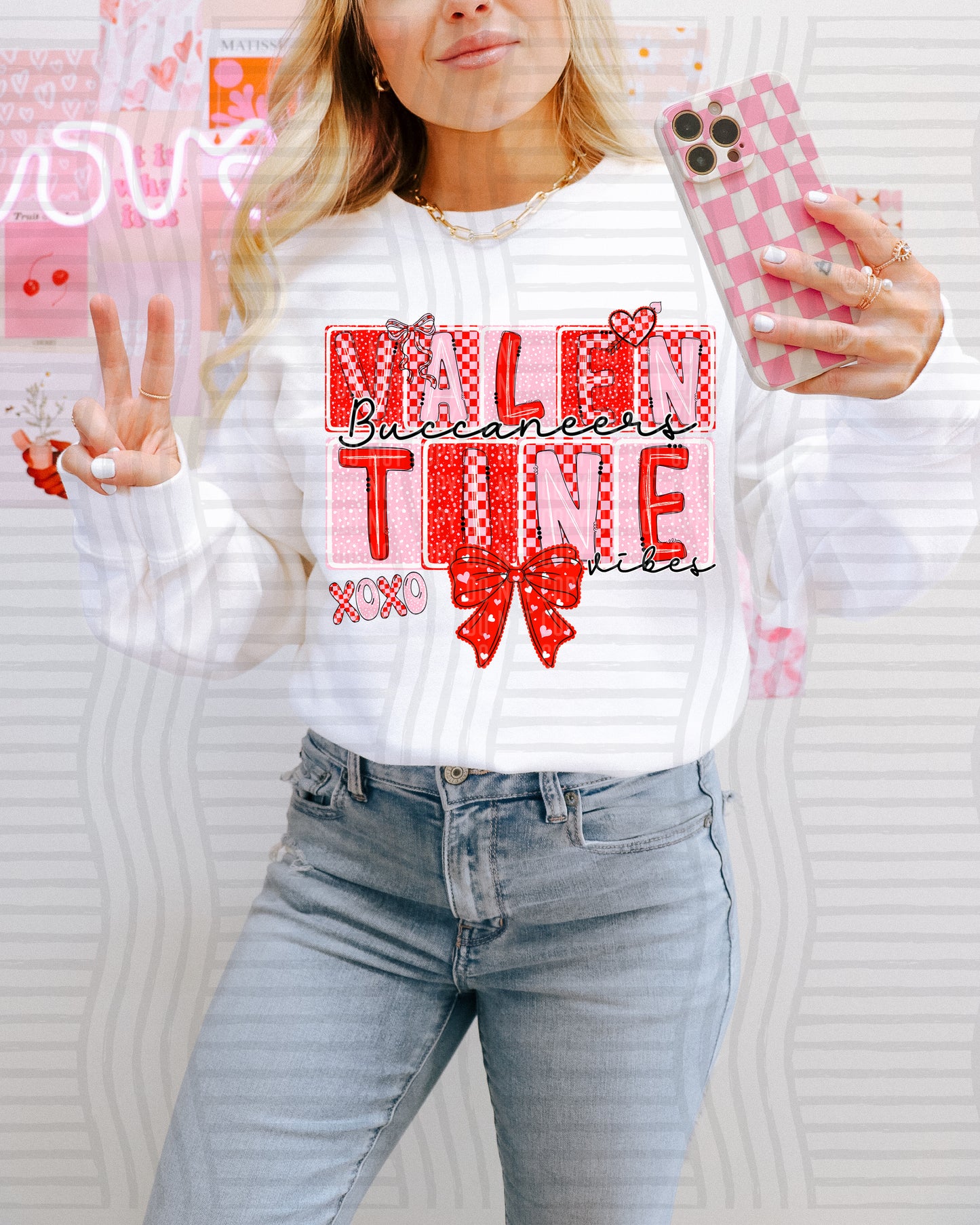 Valentine vibes mascots - Custom + Dropdown  - 300 dpi Digital Download