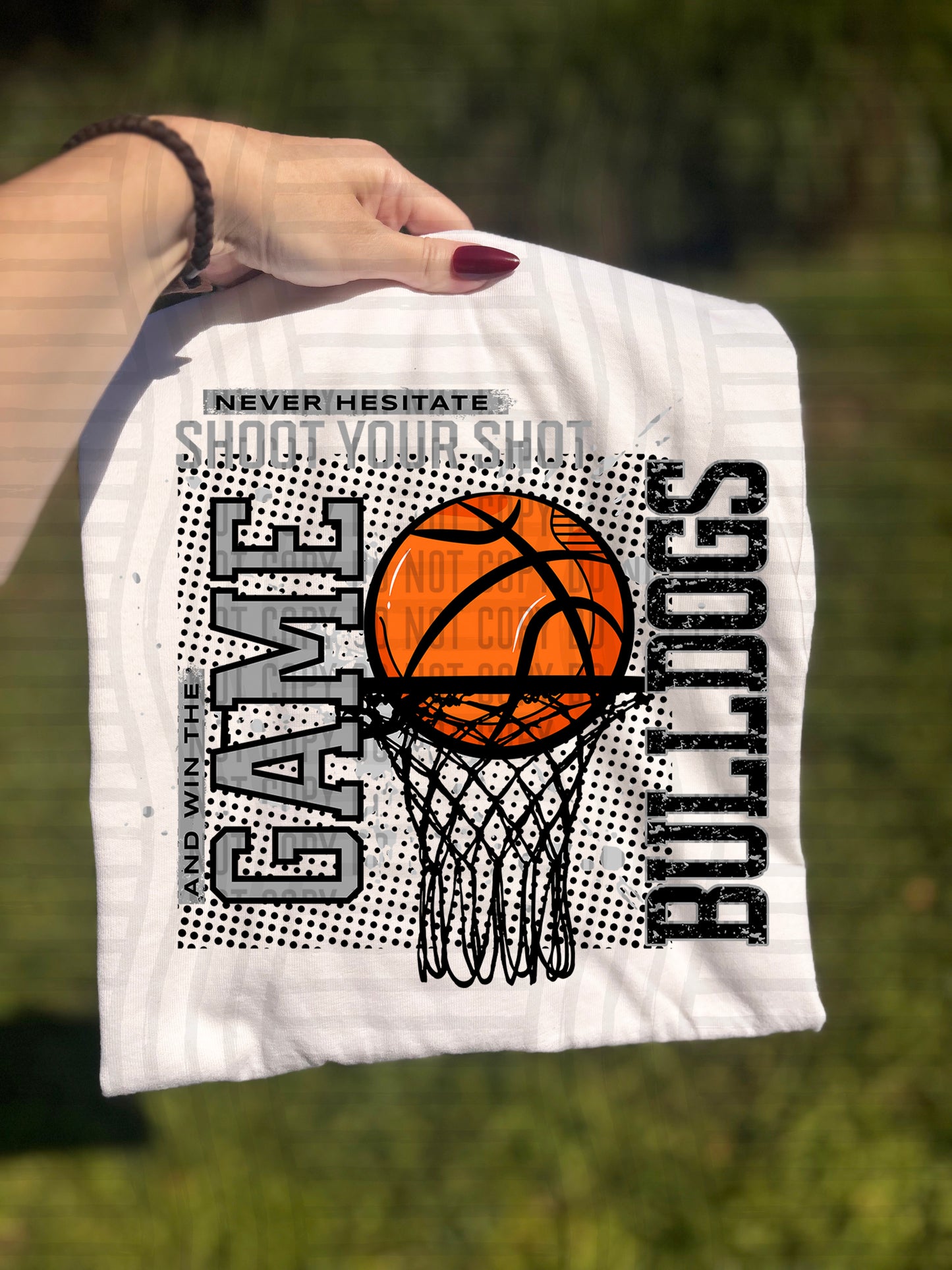 Basketball Never Hesitate - 300 dpi Digital Download