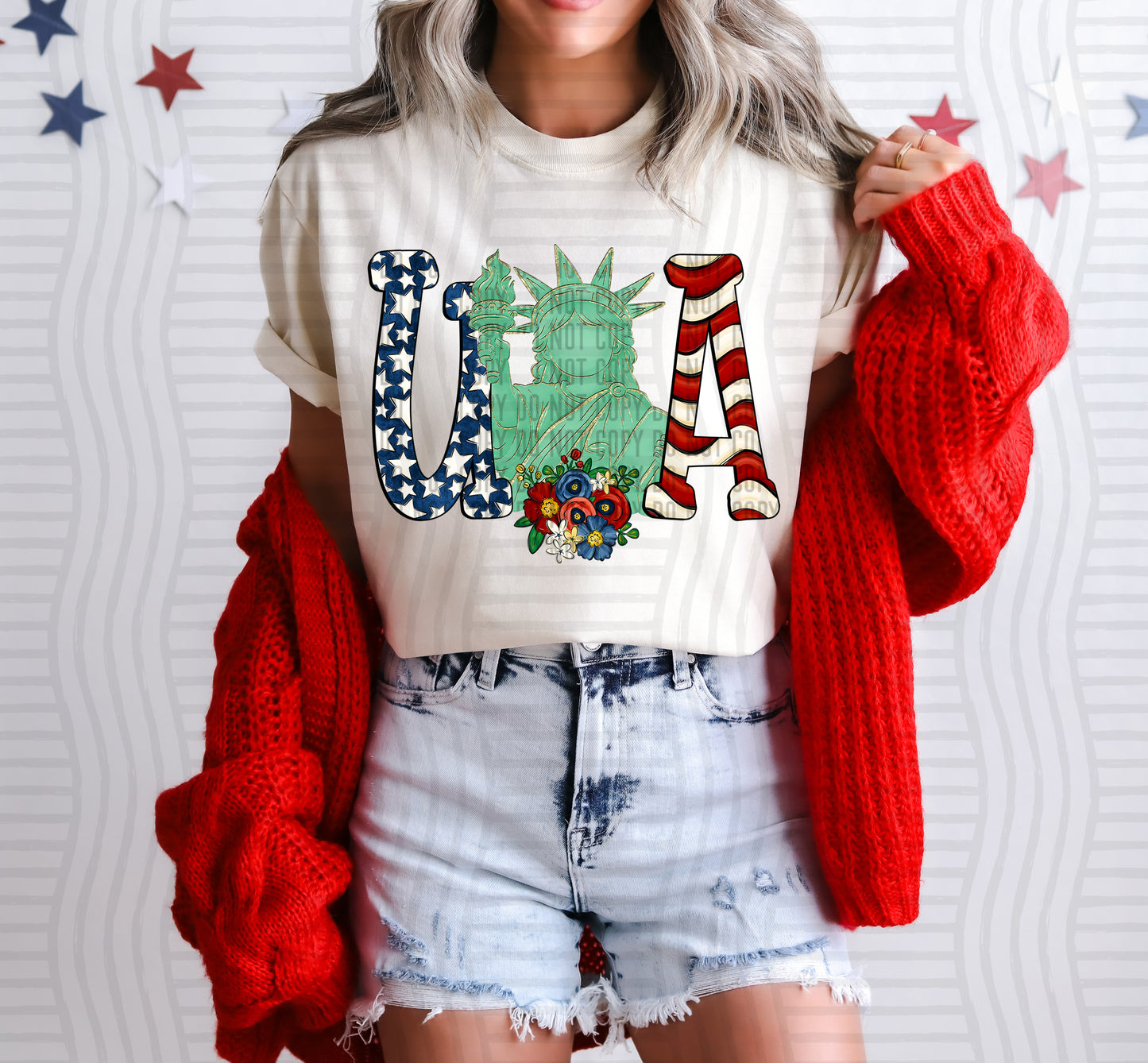 America The Beautiful DROP - Choose DESIGN - Digital Download 300DPI PNG FILE
